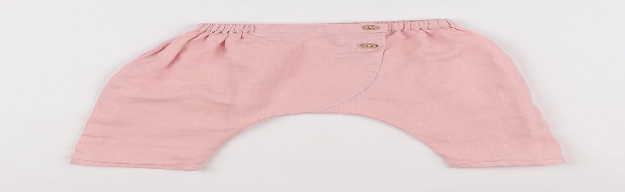 Boutchou - sarouel rose - 6 mois