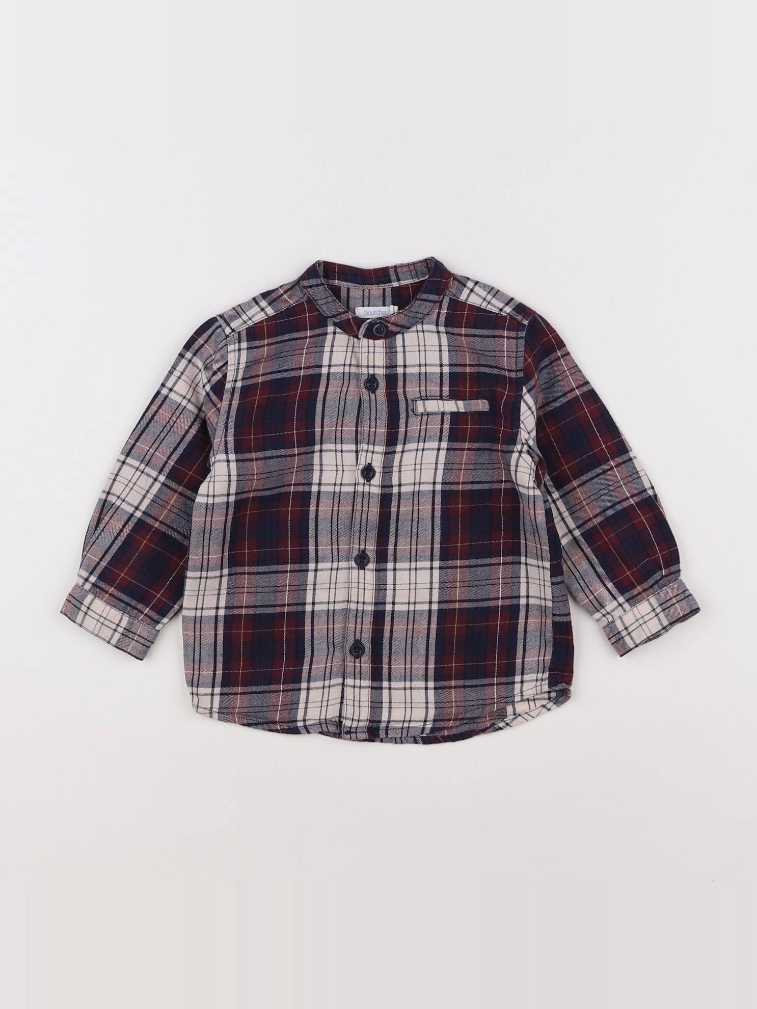 Boutchou - chemise multicolore - 12 mois