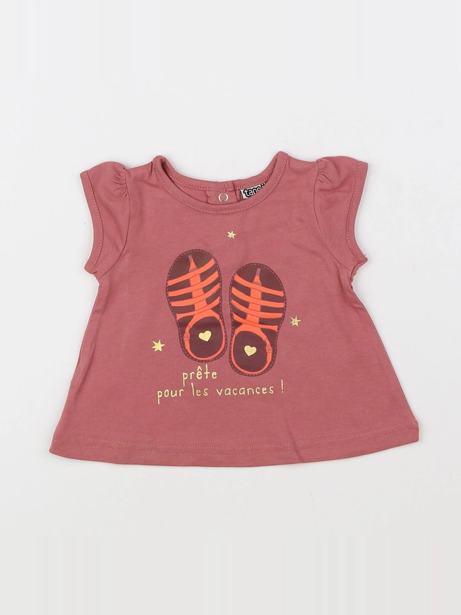 Tape à l'oeil - tee-shirt rose - 3 mois