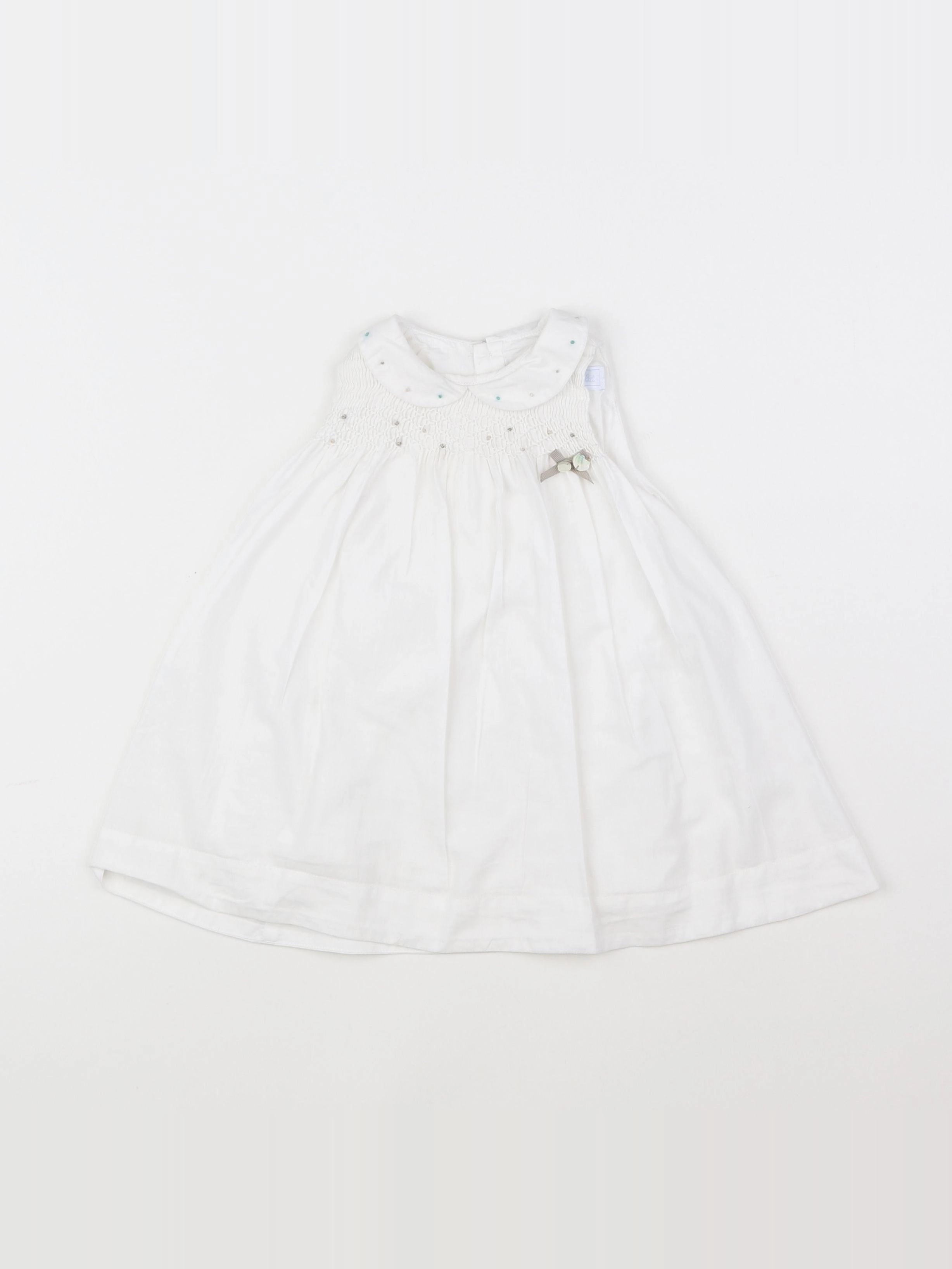 Tartine & Chocolat - robe blanc - 12 mois