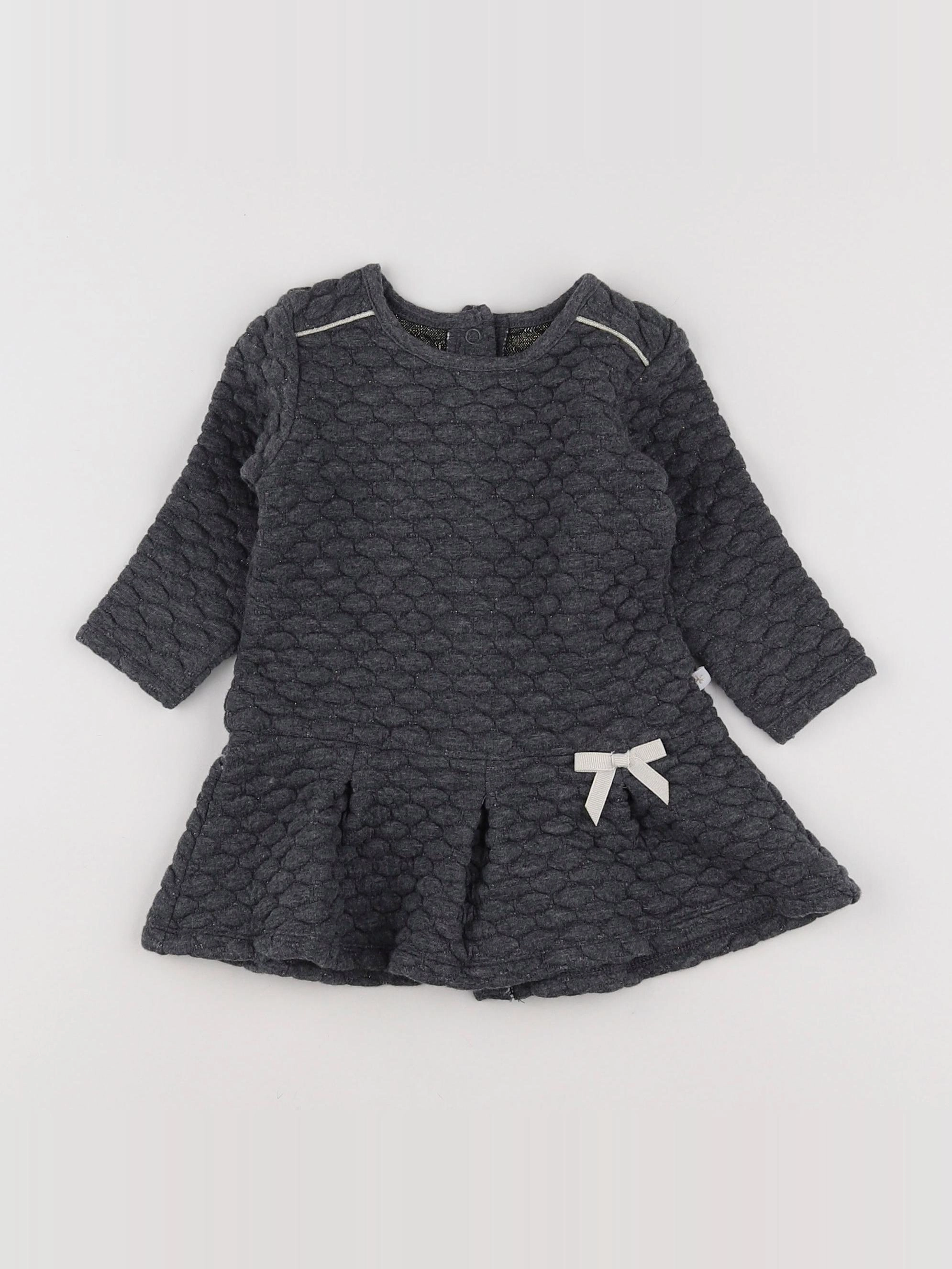 Absorba - robe gris - 9 mois