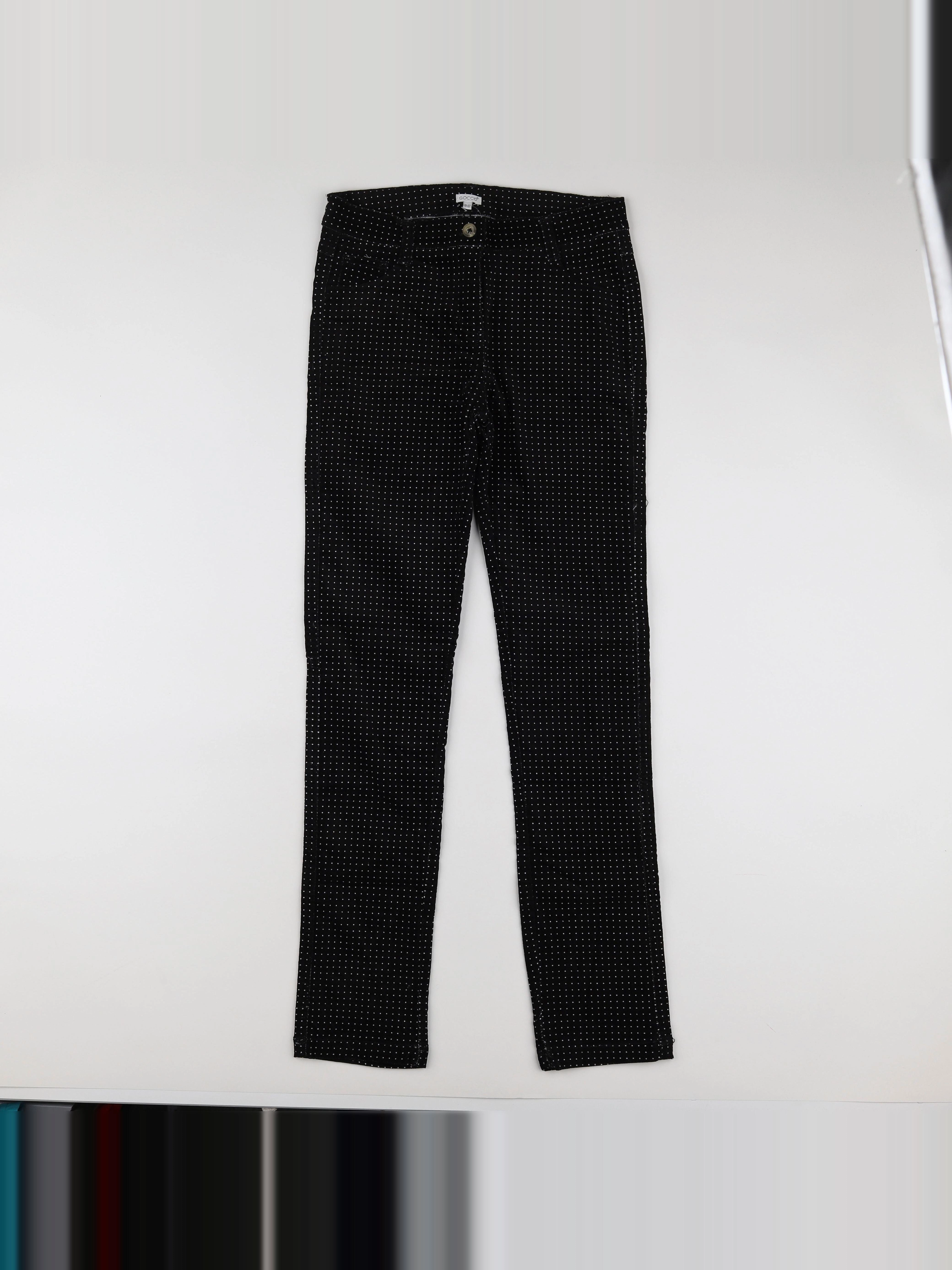 Gocco - pantalon noir (état neuf) - 11/12 ans