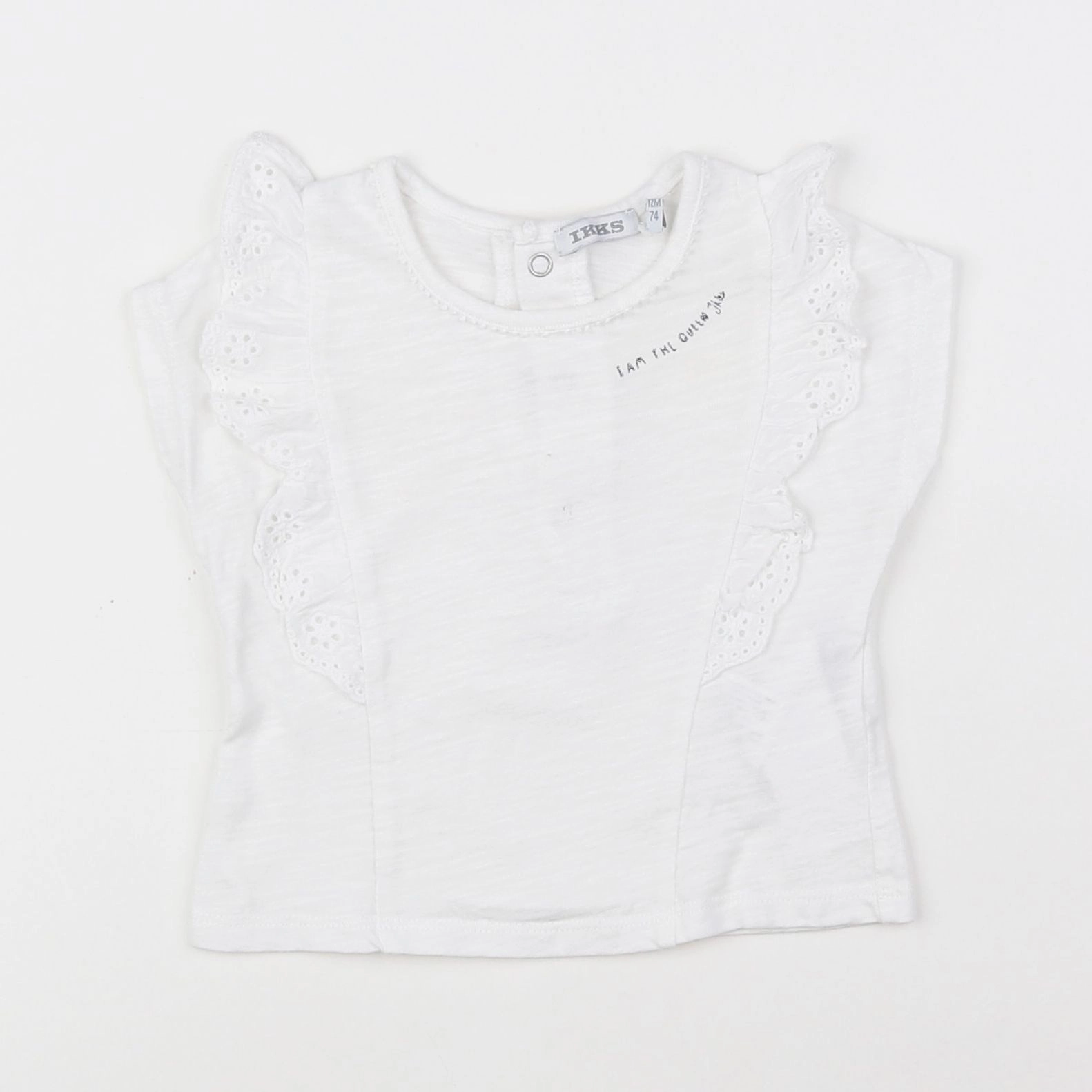 IKKS - tee-shirt blanc - 12 mois