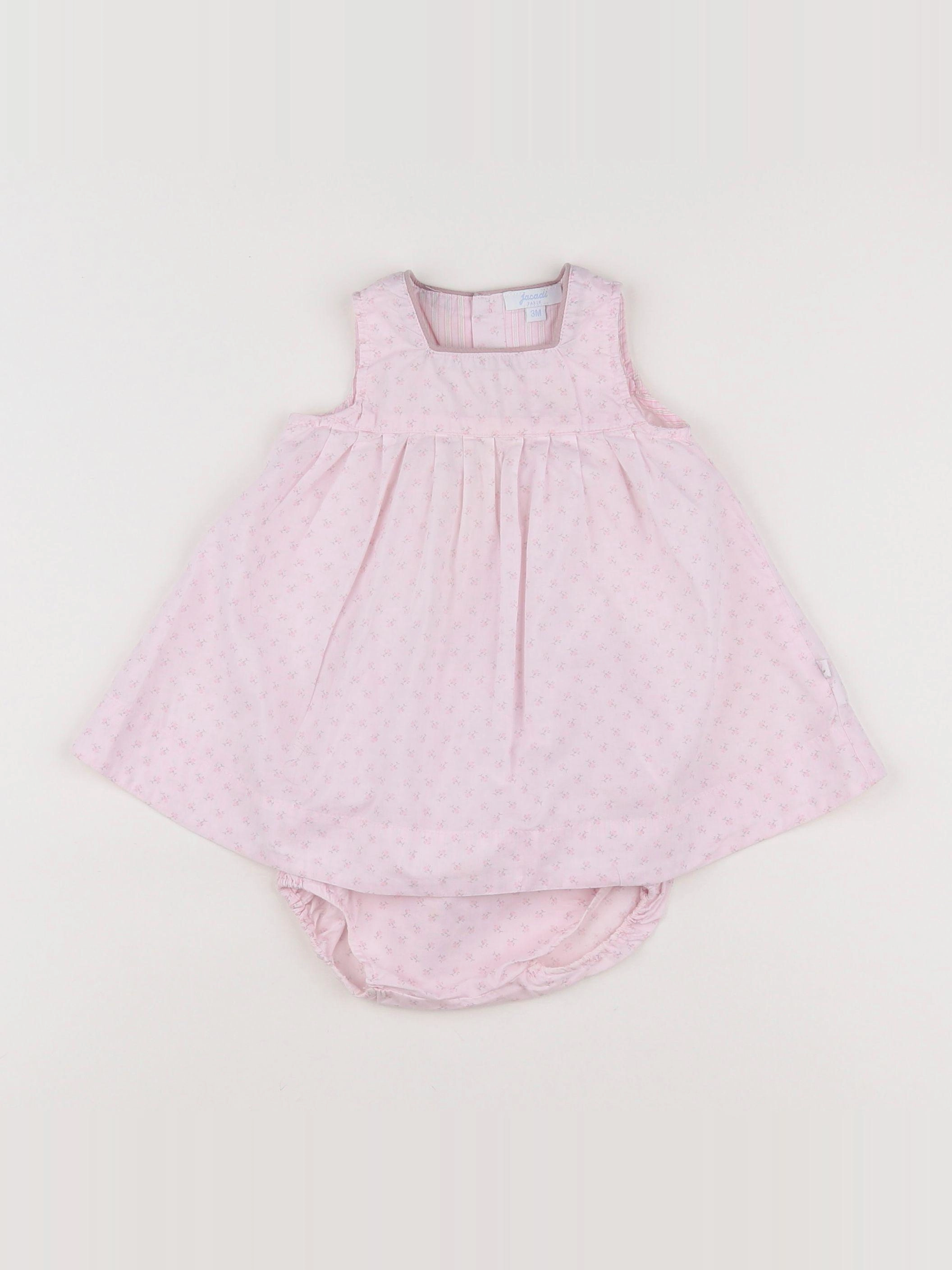Jacadi - robe rose - 3 mois