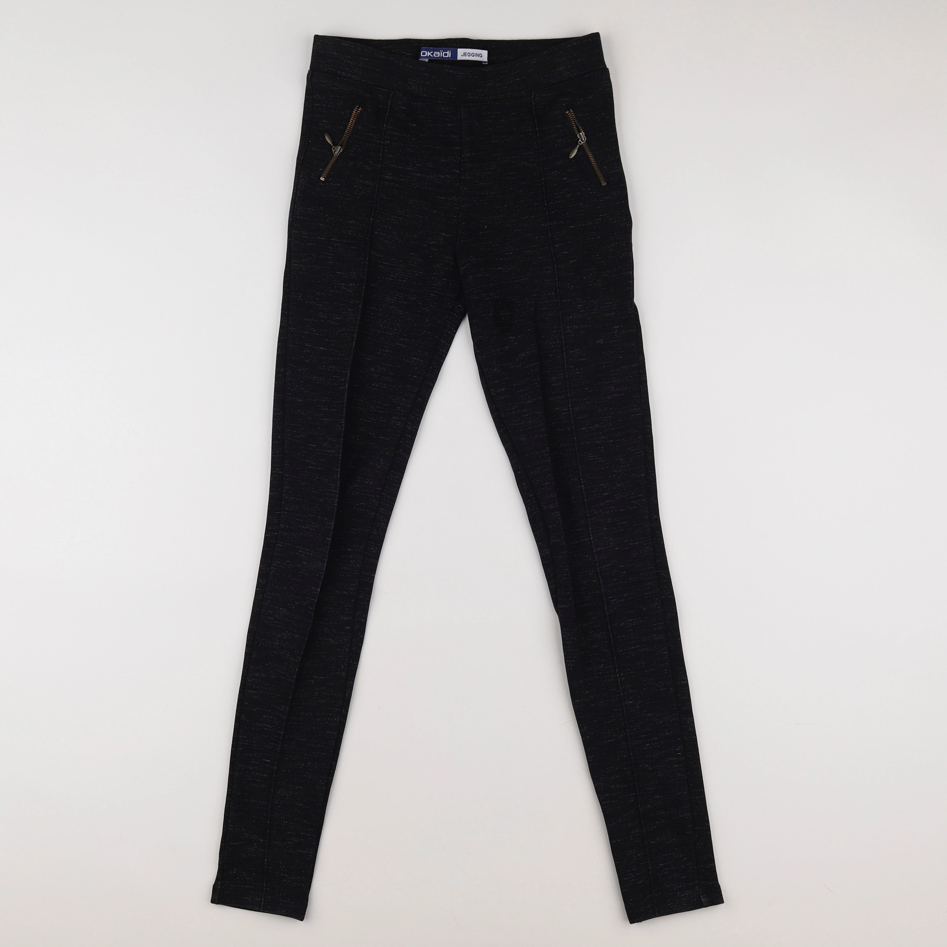 Okaidi - jegging noir - 12 ans