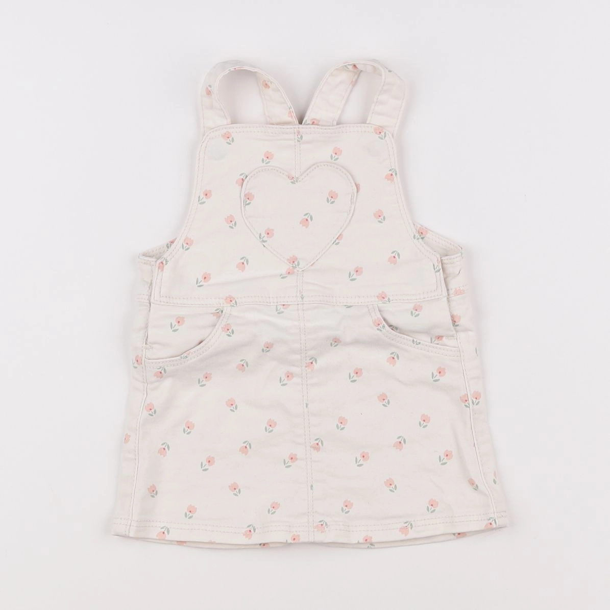 Vertbaudet - robe beige - 12 mois