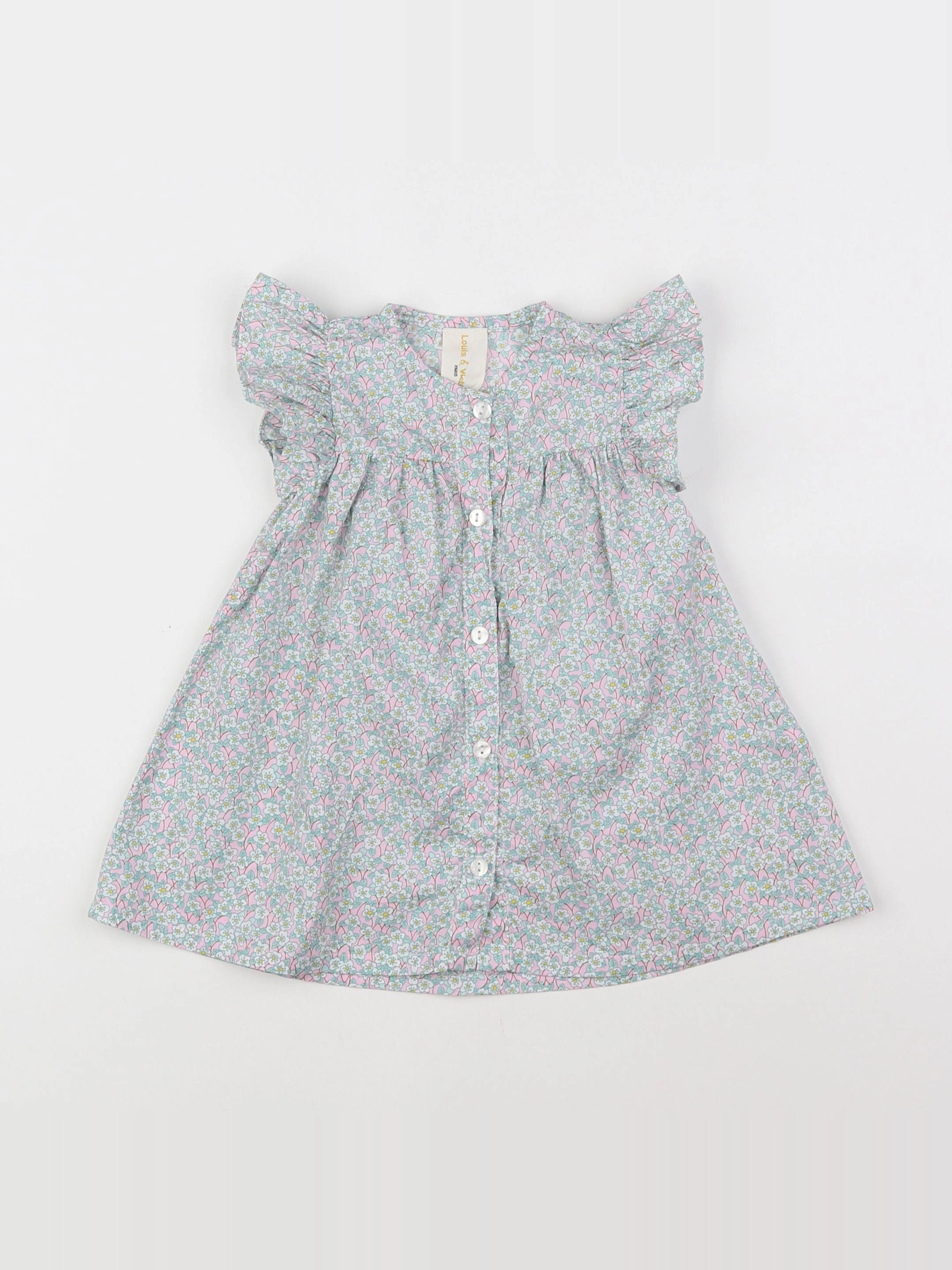 Louis et Victorie - robe multicolore - 6 mois