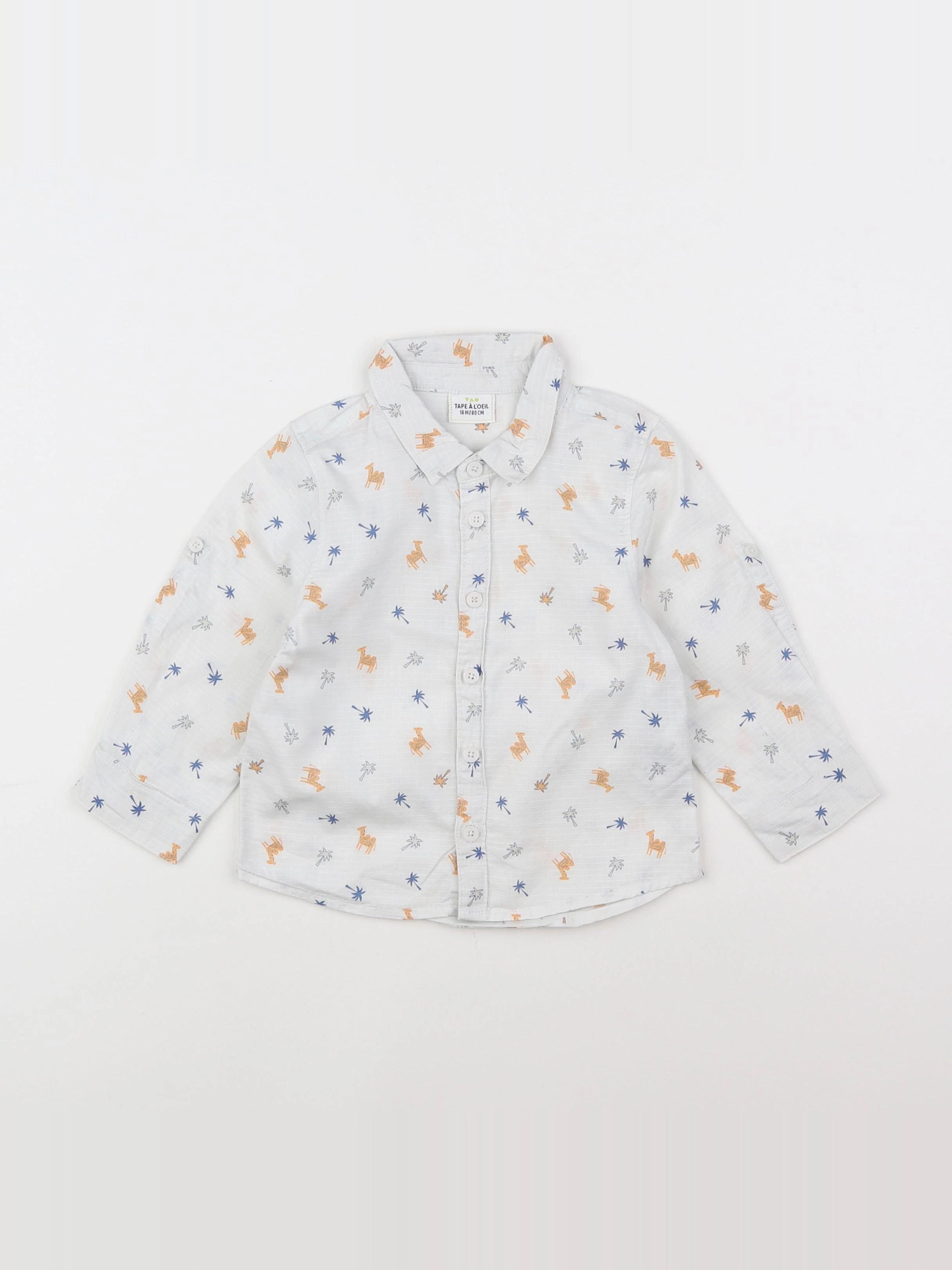 Tape à l'oeil - chemise blanc - 18 mois