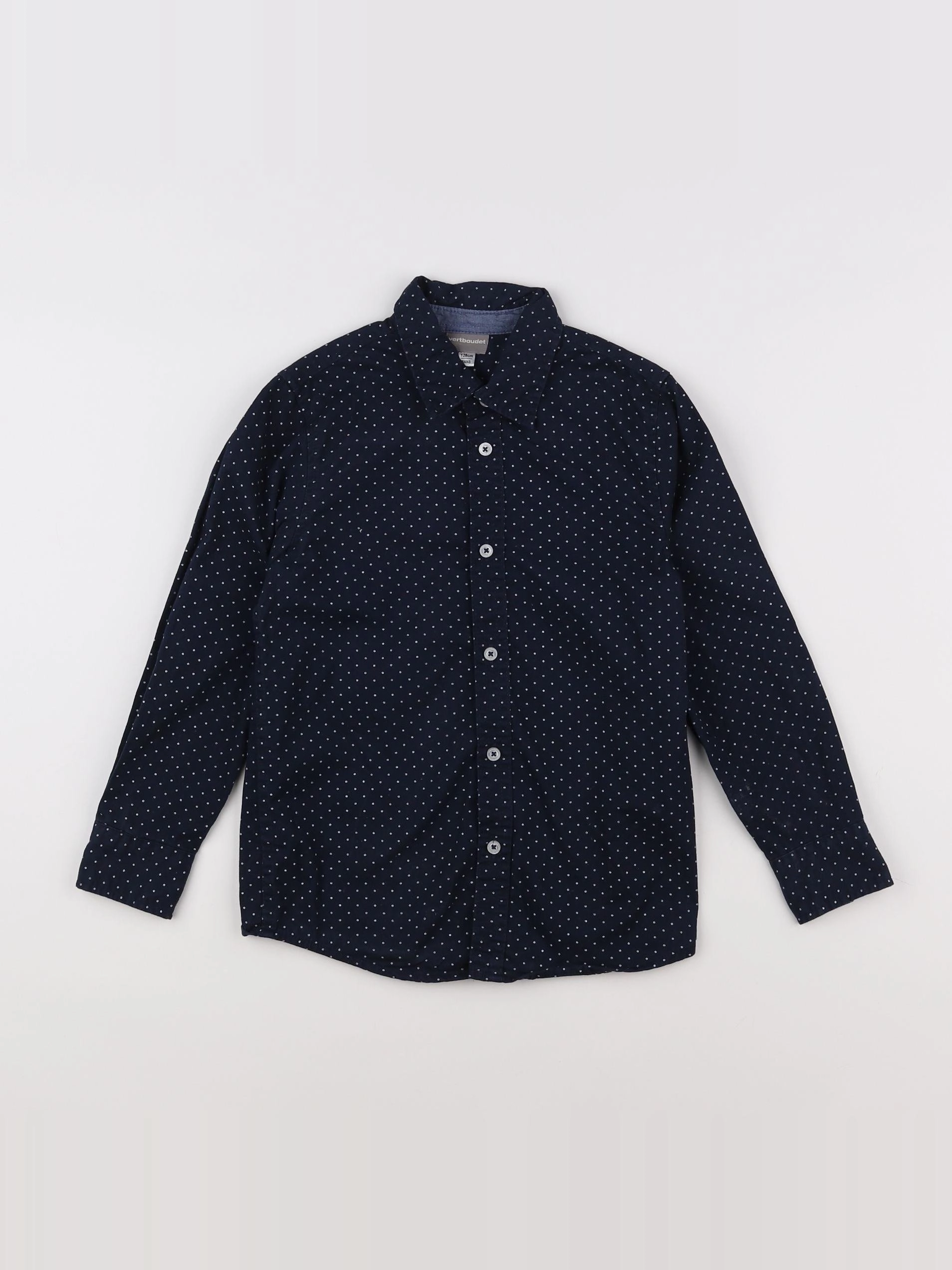 Vertbaudet - chemise bleu - 8 ans