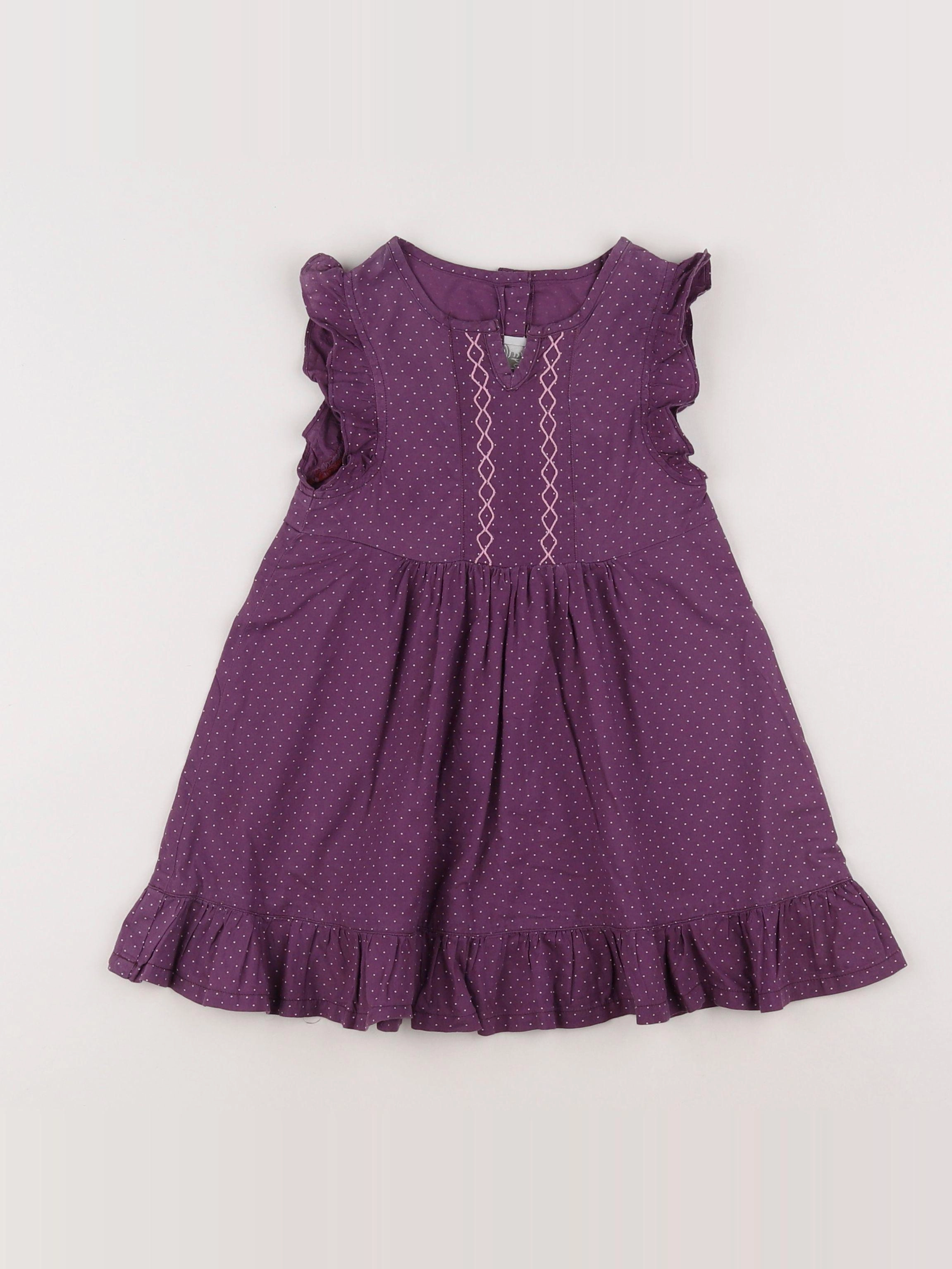 Bobine - robe violet - 2 ans