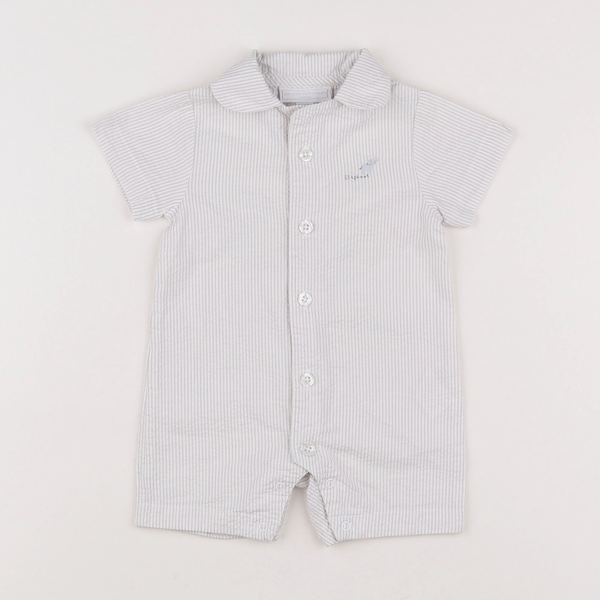 The little white company - combinaison gris - 0/3 mois