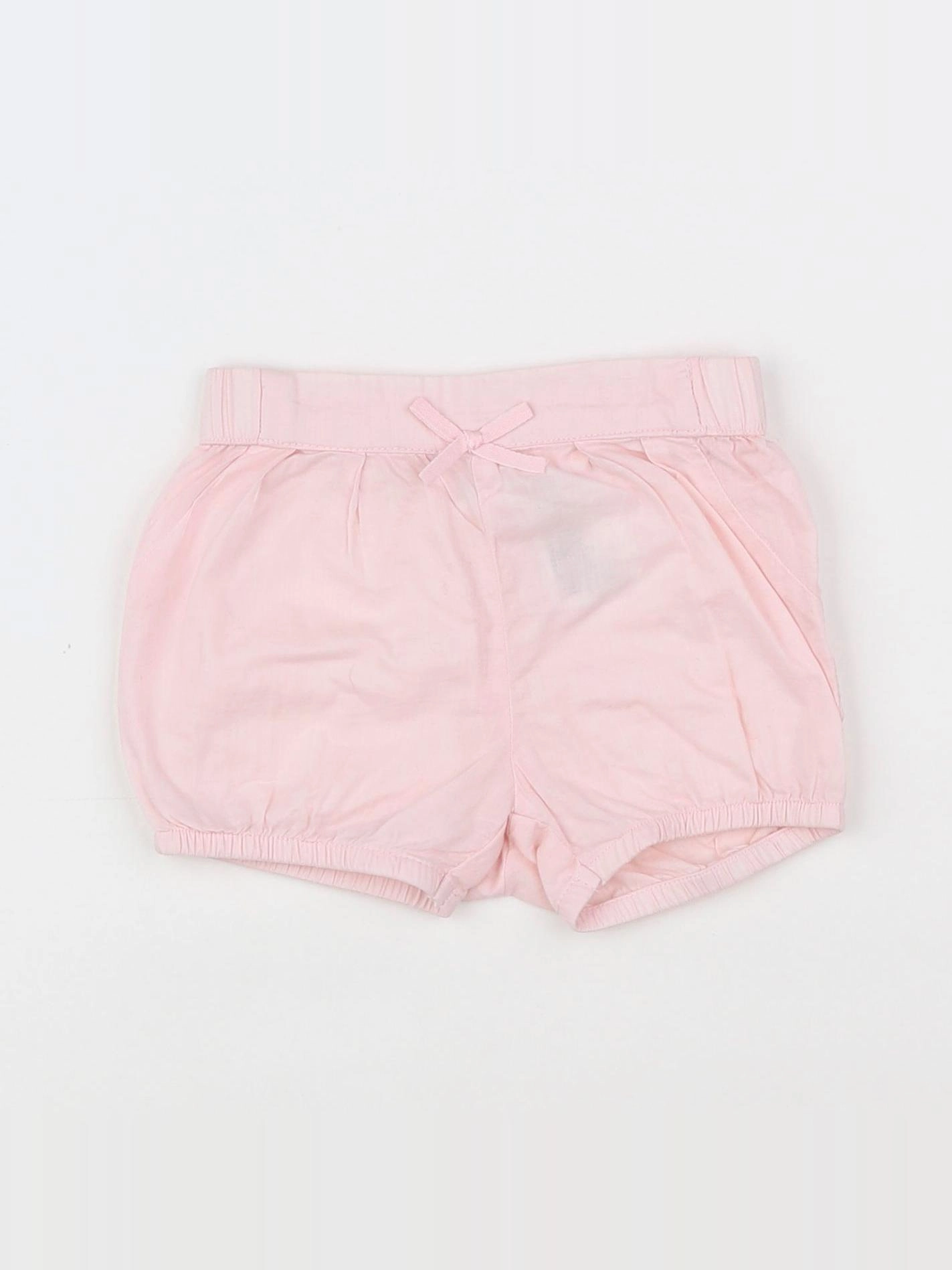 H&M - short rose - 6 mois
