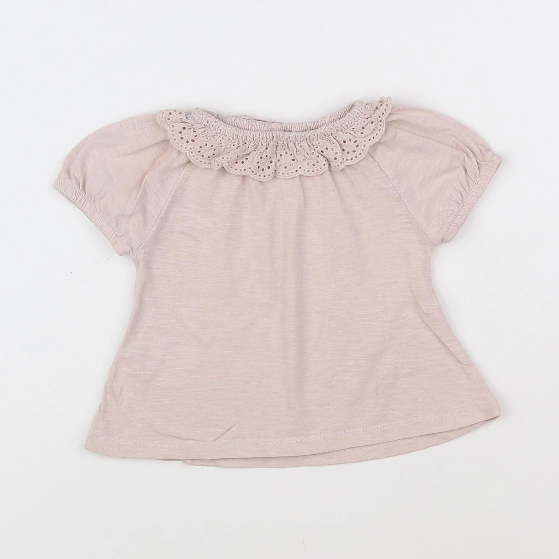 Zara - tee-shirt rose - 3/6 mois