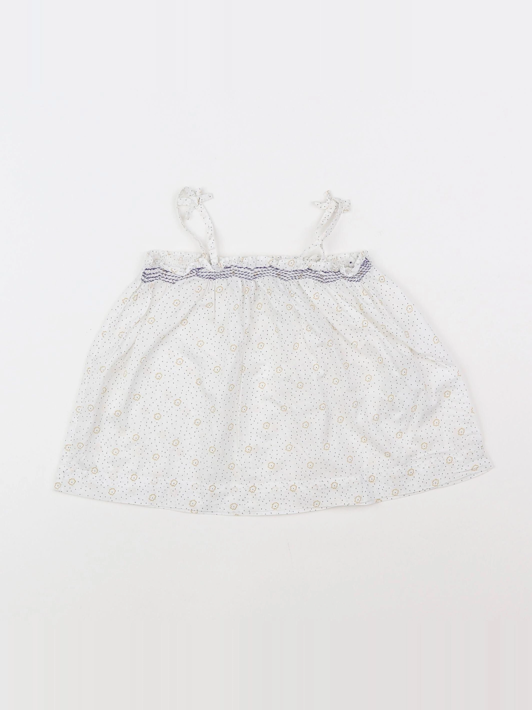 Cyrillus - blouse blanc - 18 mois