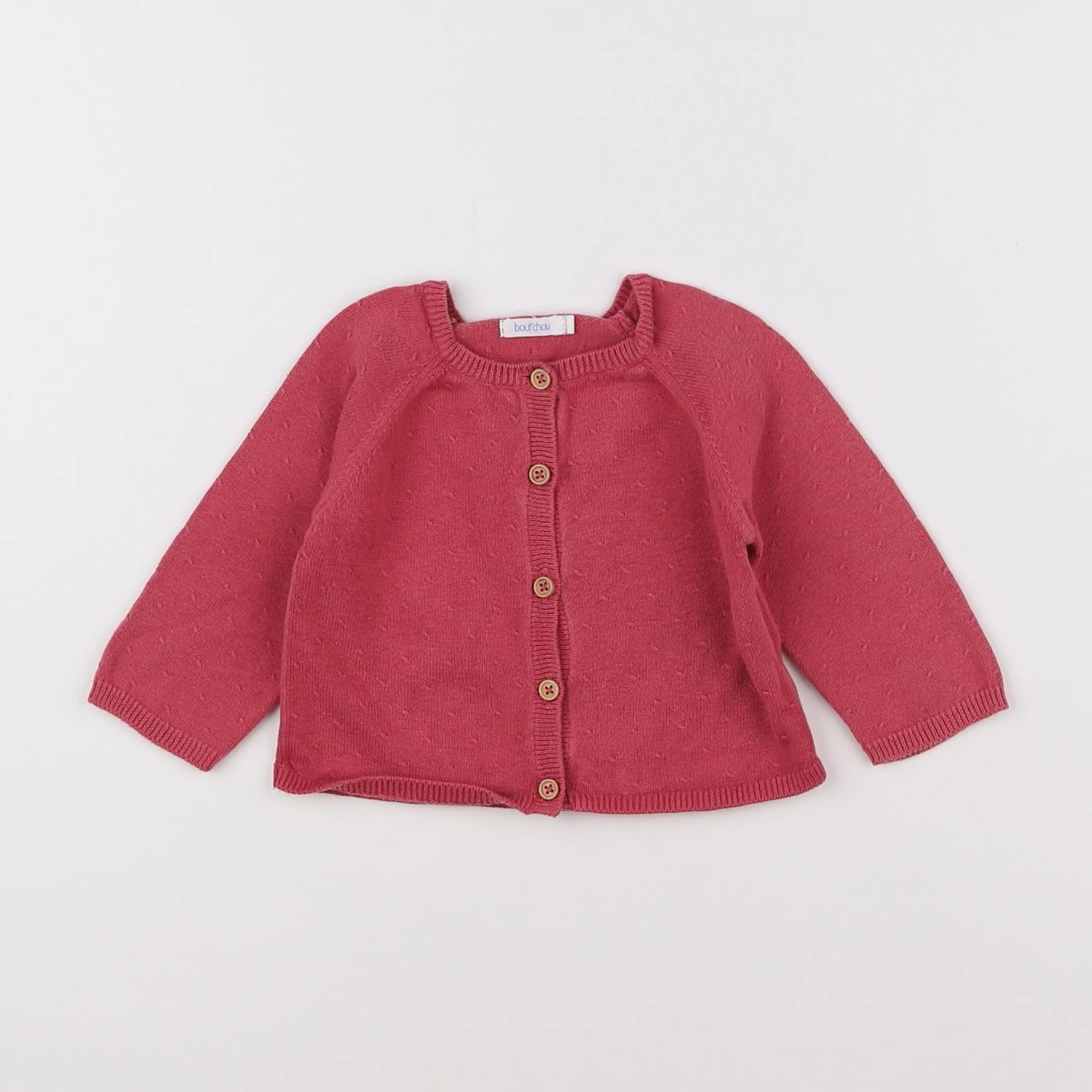 Boutchou - gilet rose - 6 mois