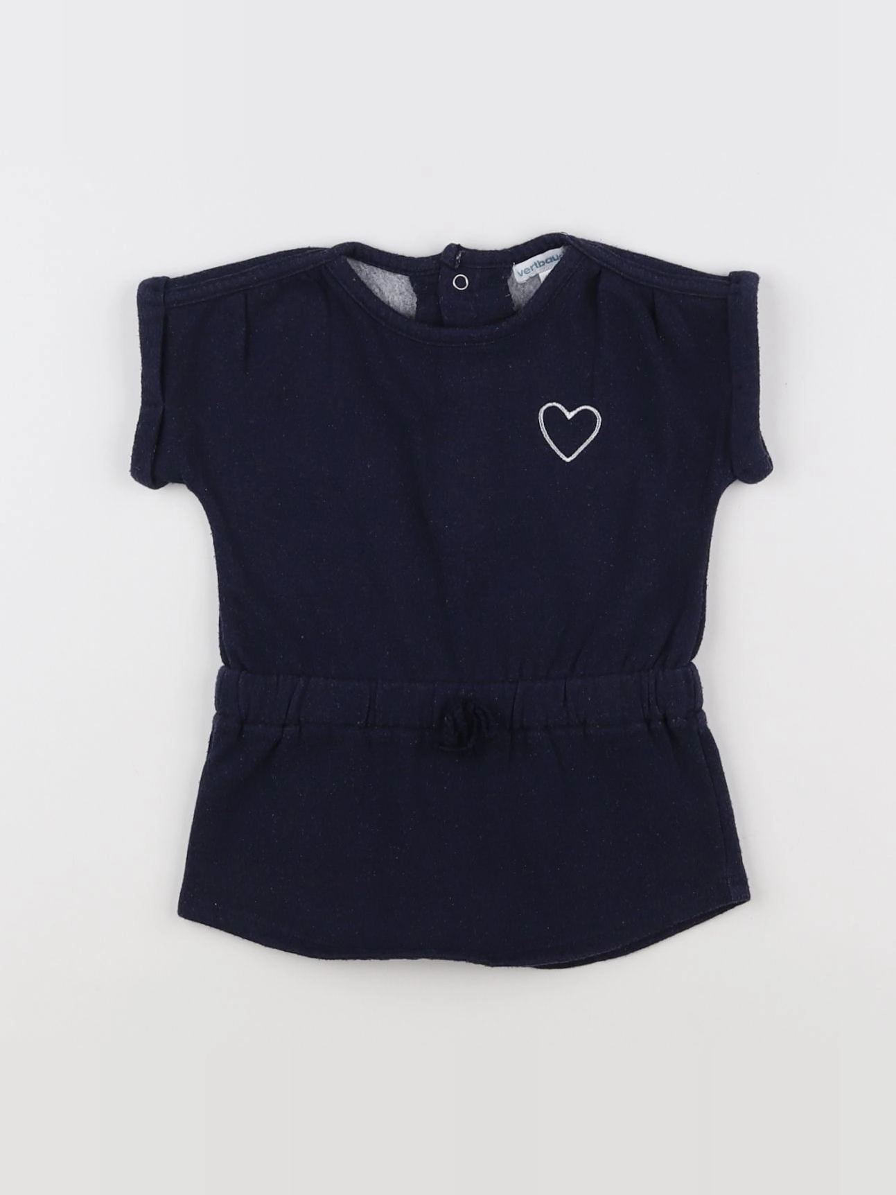 Vertbaudet - robe bleu - 18 mois