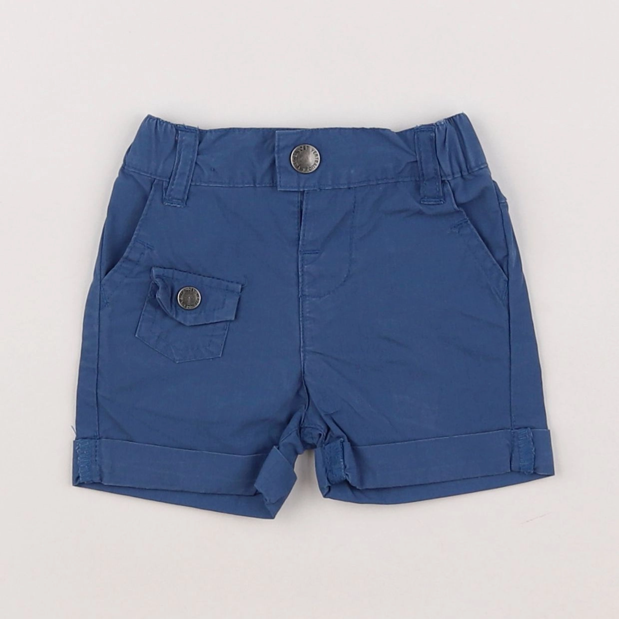 Vertbaudet - short bleu - 3 mois