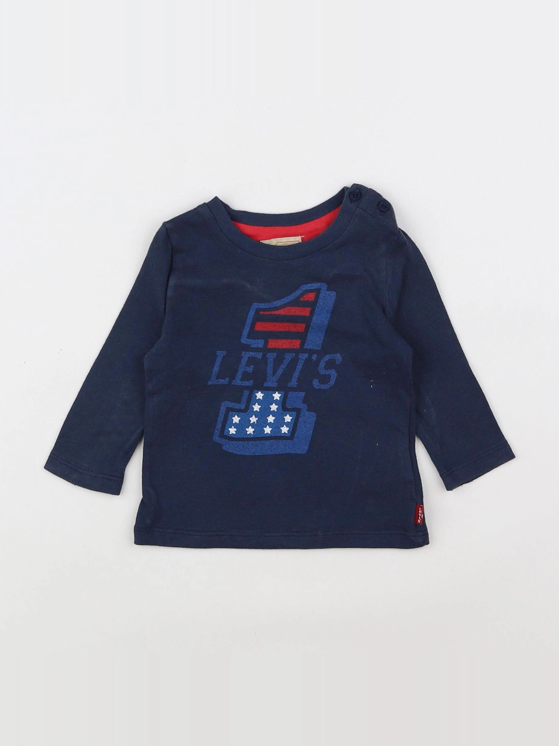 Levi's - tee-shirt bleu - 6 mois