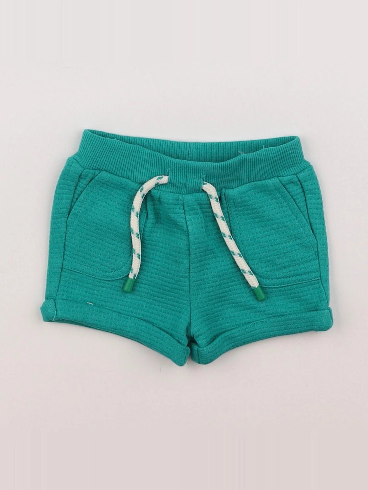 Tape à l'oeil - short vert (état neuf) - 3 mois