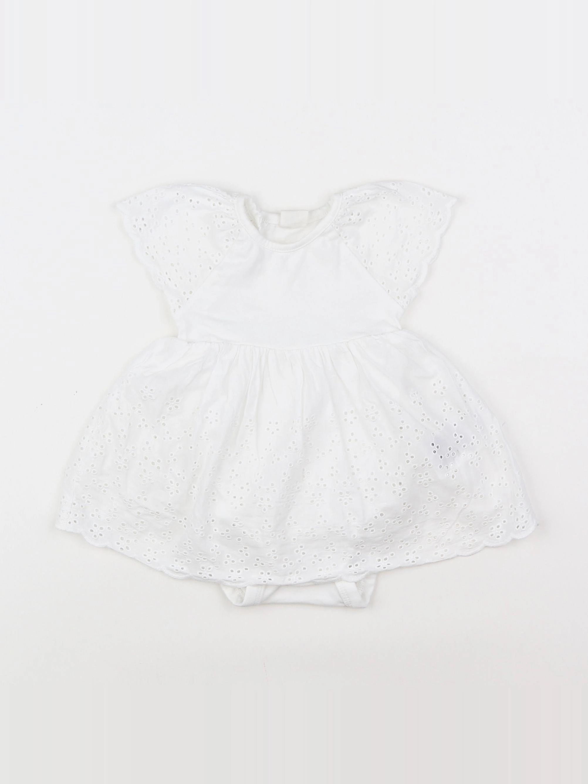 H&M - tee-shirt blanc - 3 mois