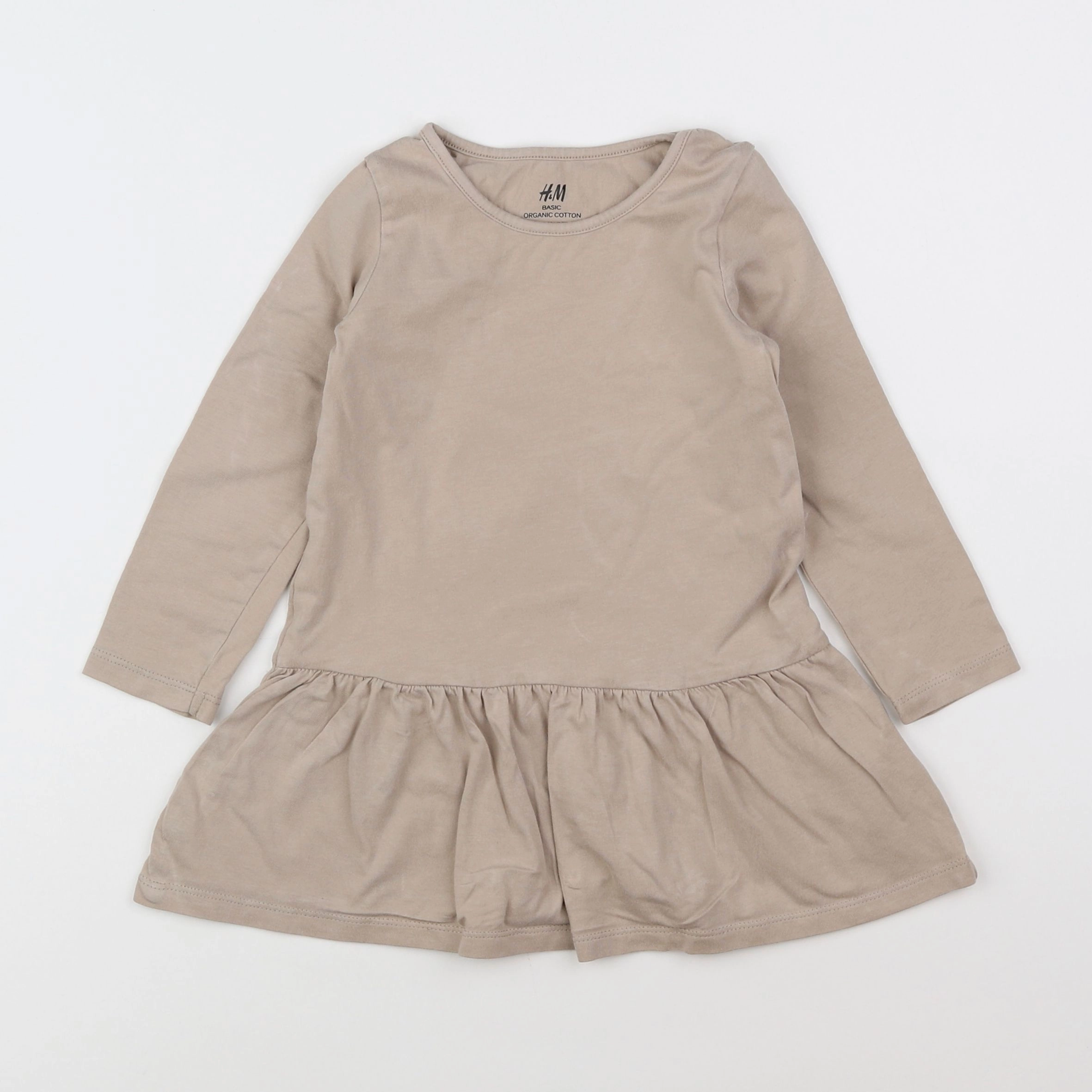 H&M - robe beige - 18 mois à 2 ans