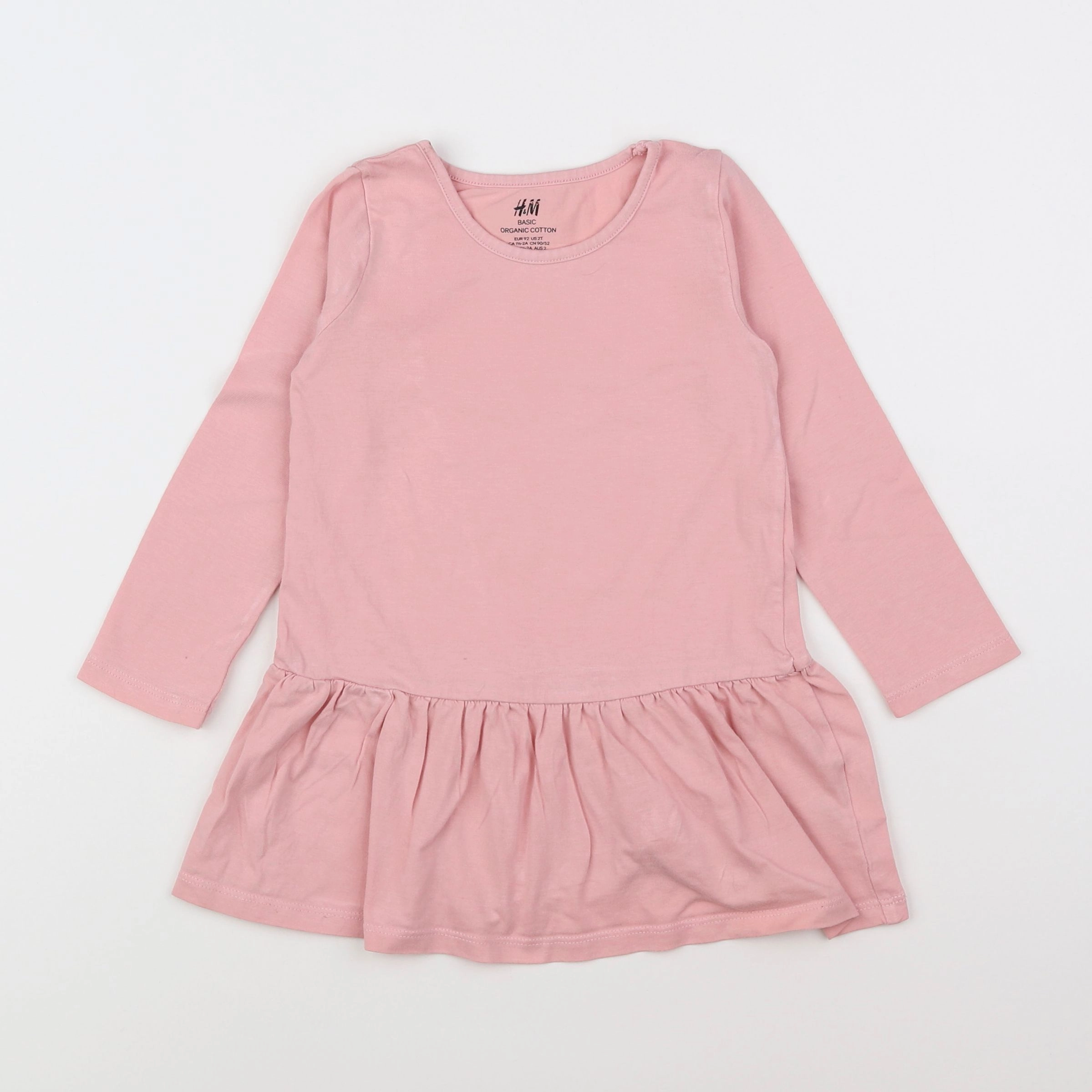 H&M - robe rose - 18 mois à 2 ans