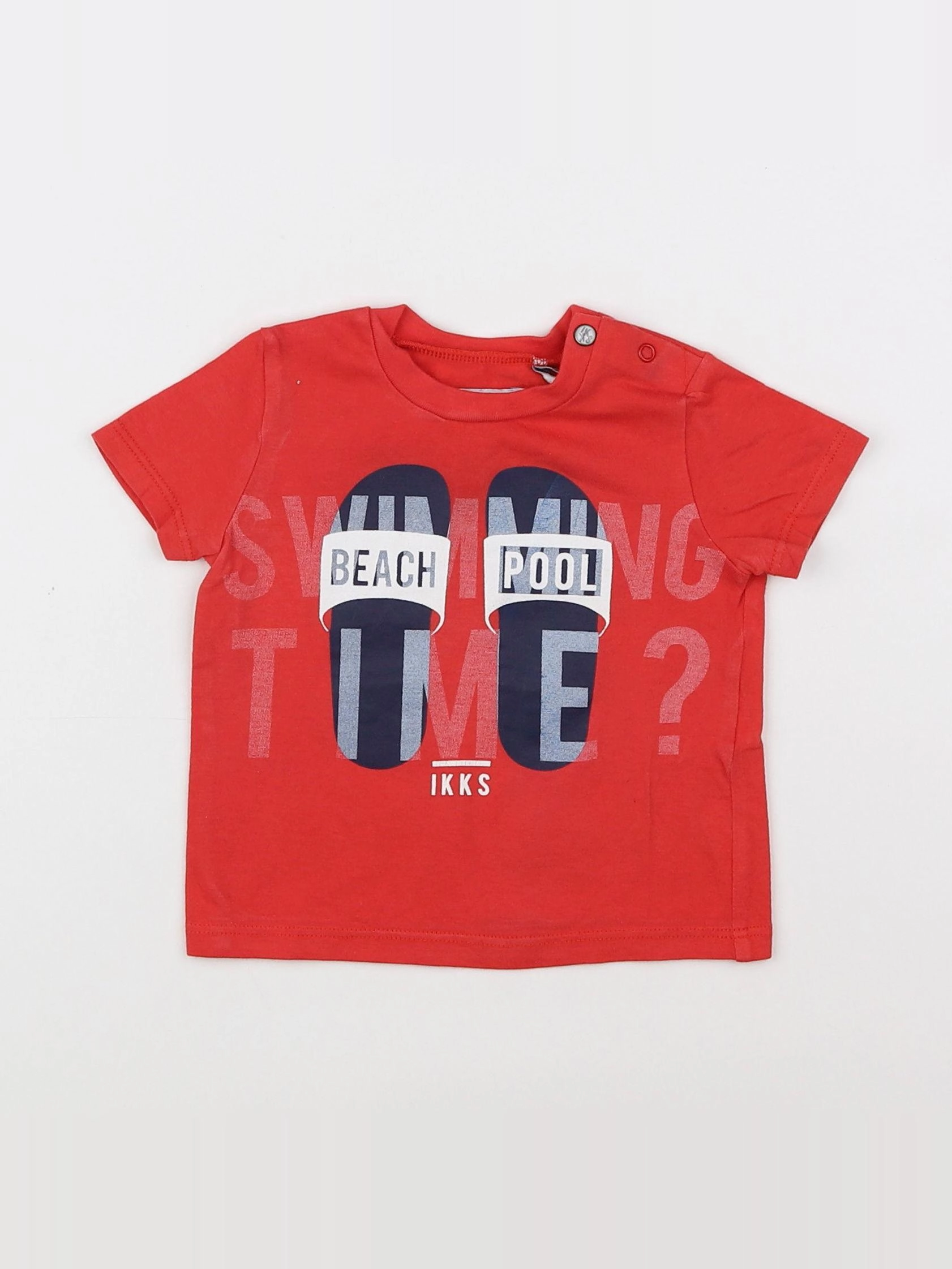 IKKS - tee-shirt rouge - 6 mois