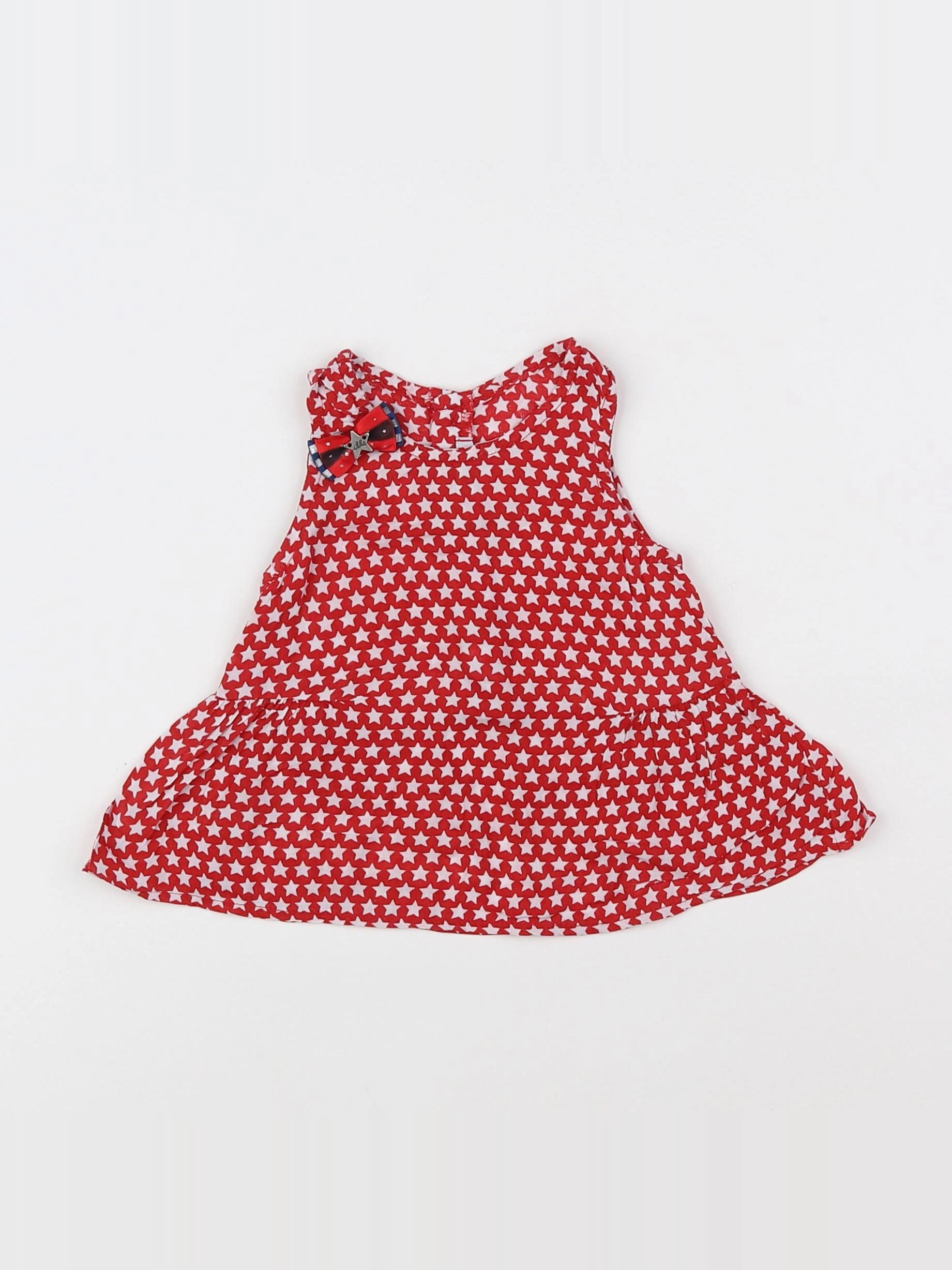 IKKS - blouse rouge - 6 mois