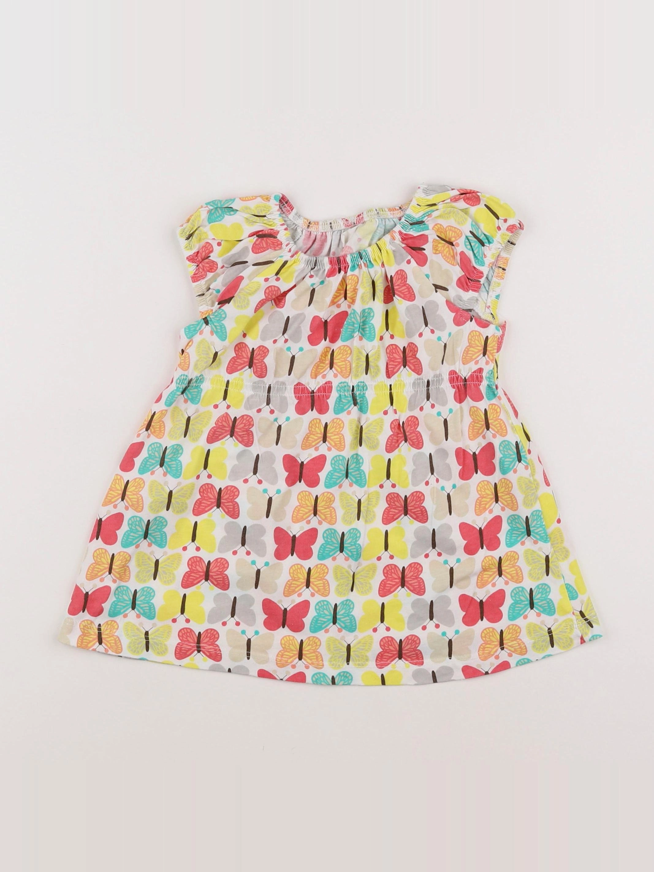 H&M - robe multicolore - 6/9 mois