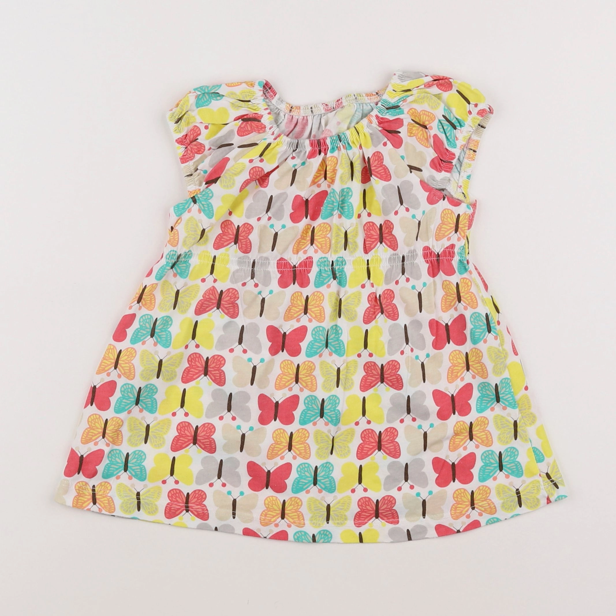 H&M - robe multicolore - 6/9 mois