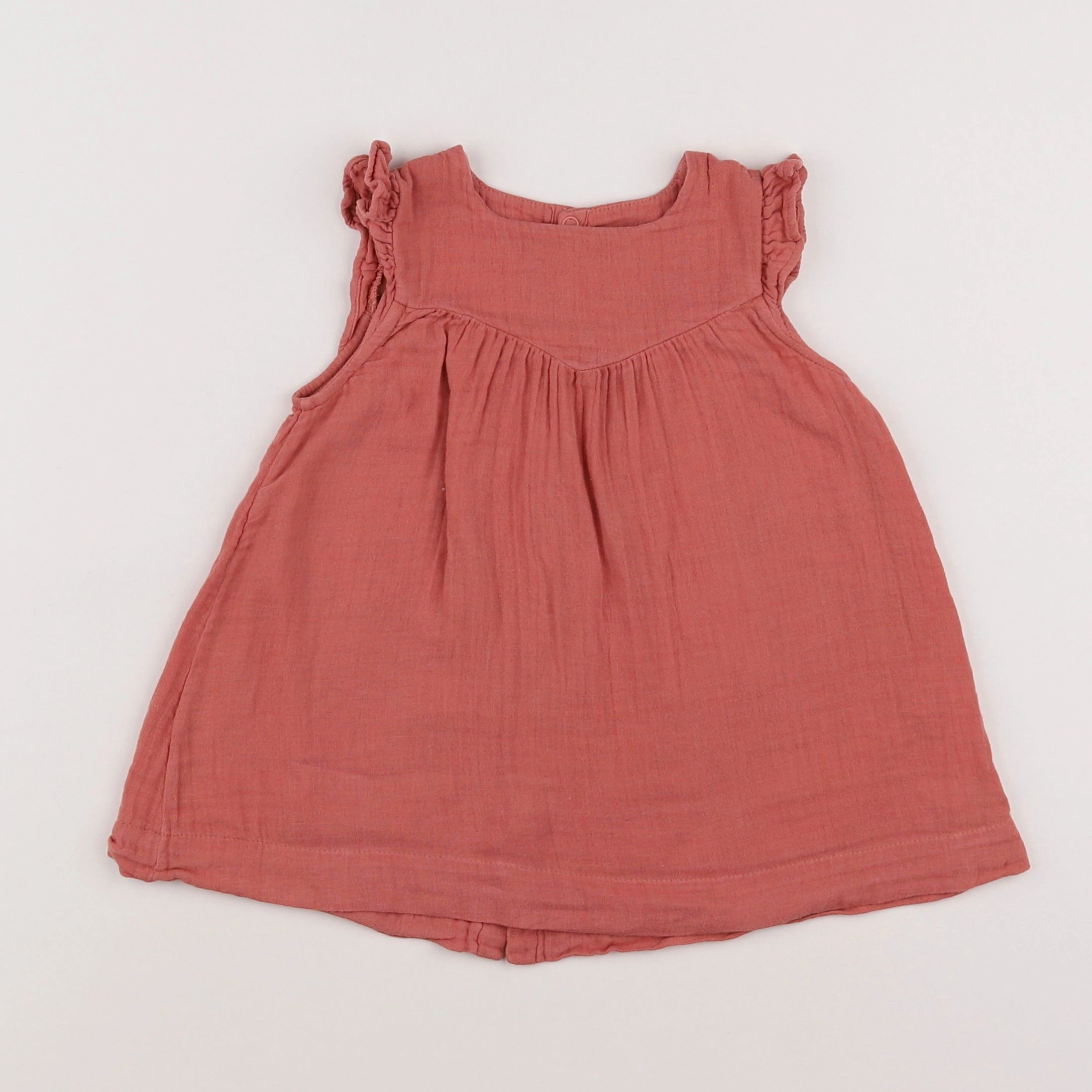 Petit Bateau - robe rose - 12 mois