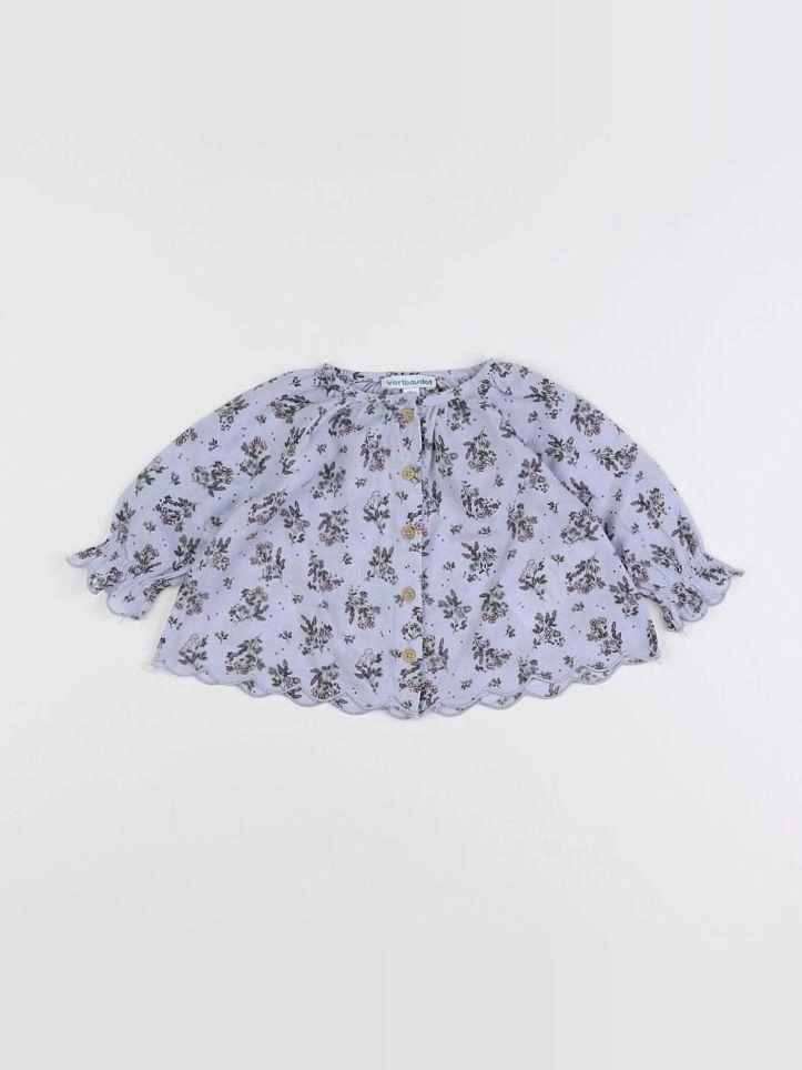 Vertbaudet - blouse bleu - 3 mois