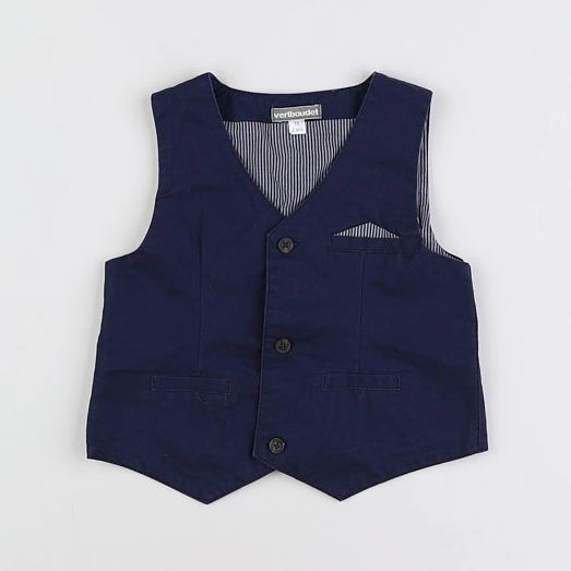 Vertbaudet - gilet bleu - 2 ans