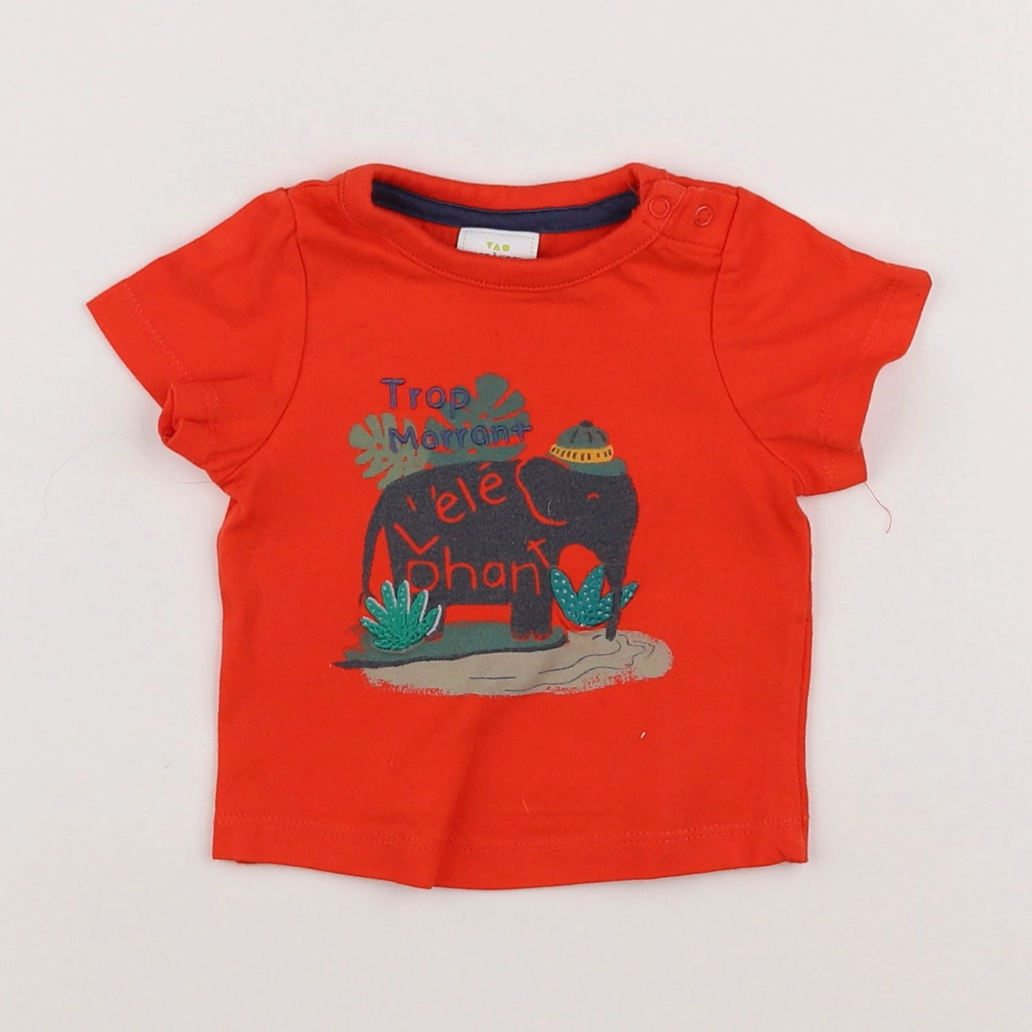 Tape à l'oeil - tee-shirt rouge - 3 mois