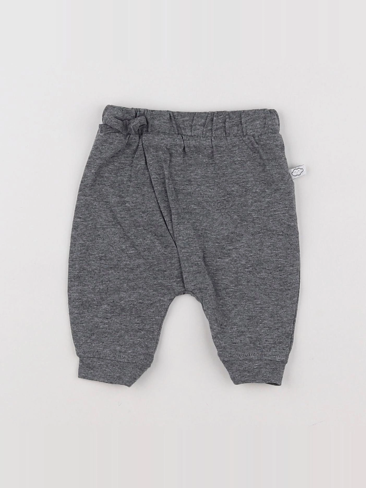 Vertbaudet - legging gris - 1 mois