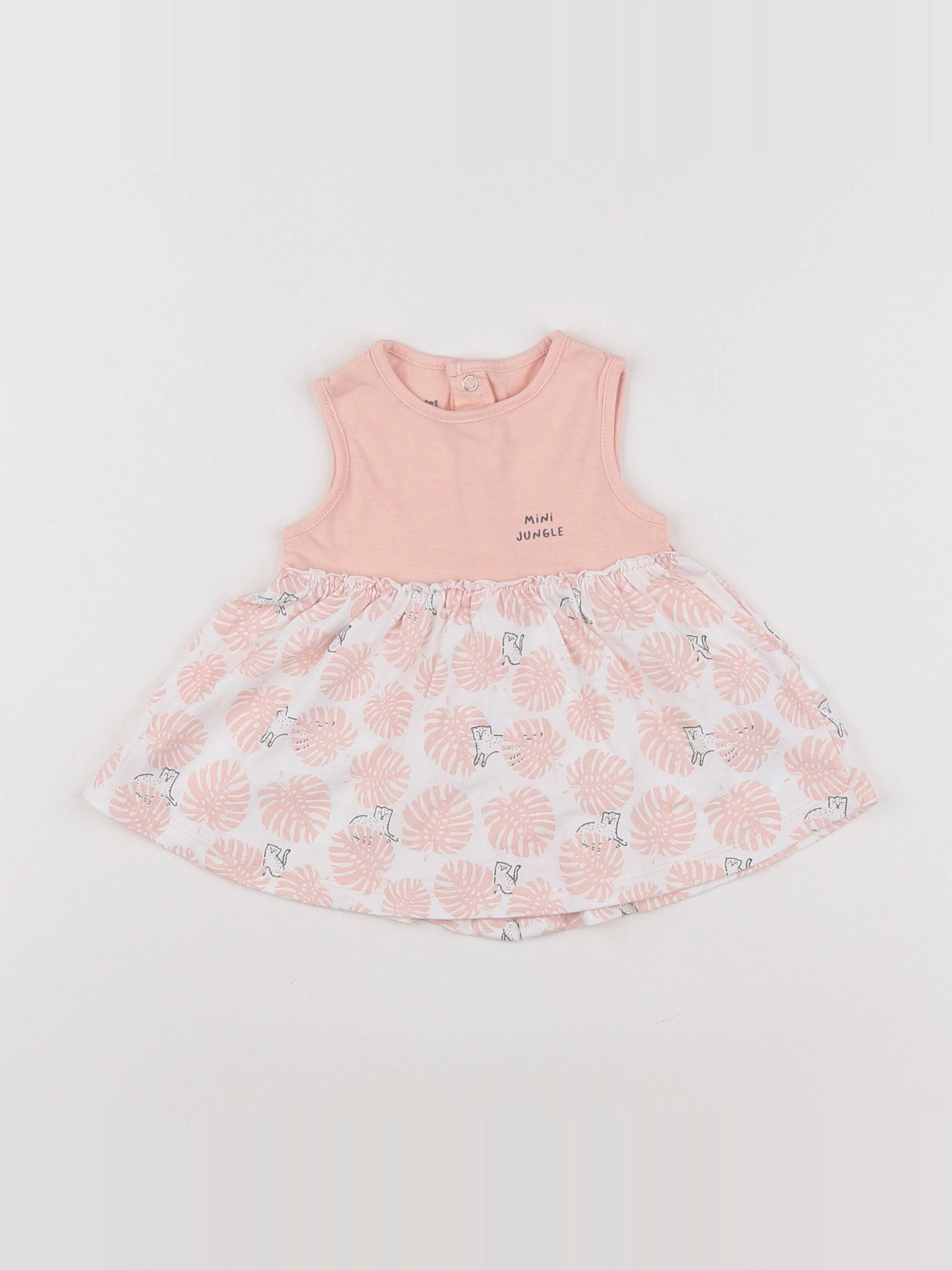 Vertbaudet - robe rose - 1 mois