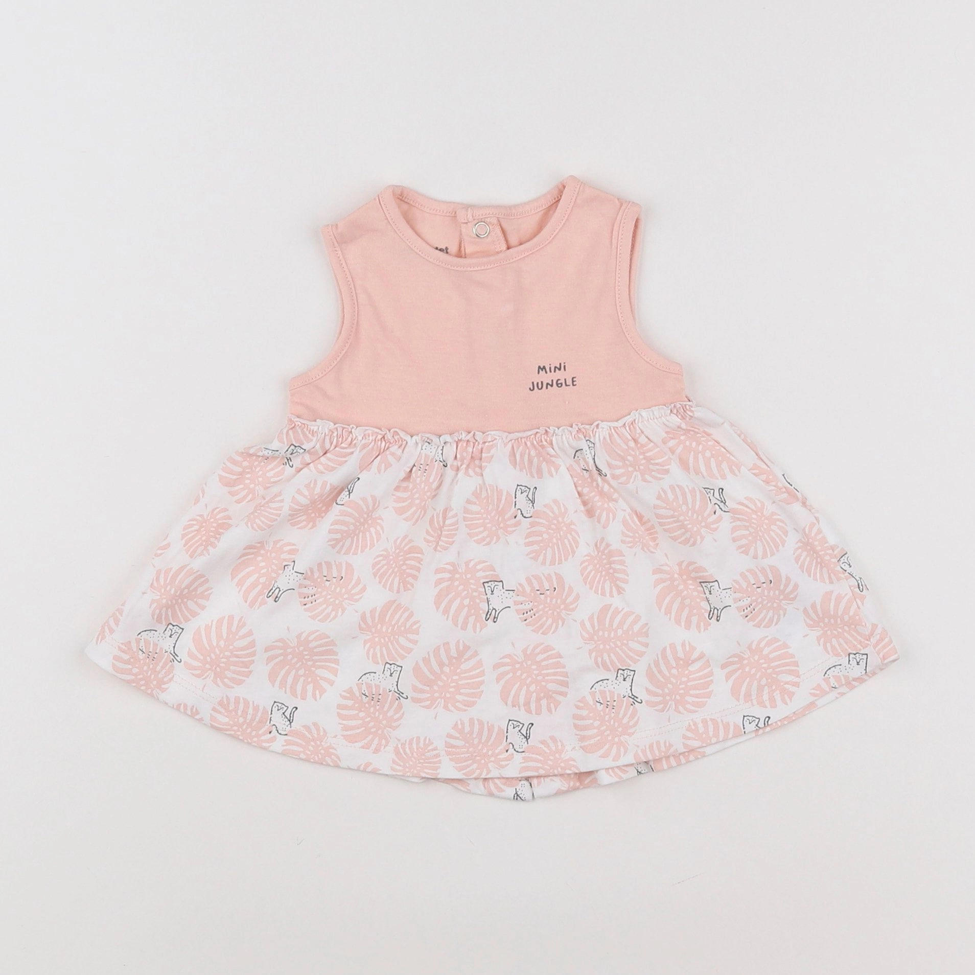 Vertbaudet - robe rose - 1 mois