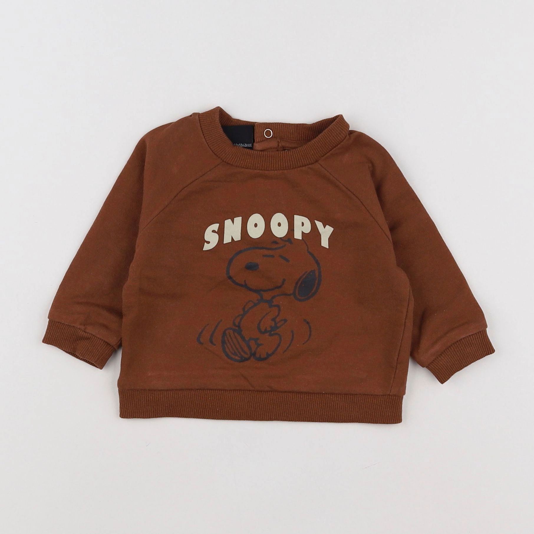 Vertbaudet - sweat marron - 3 mois