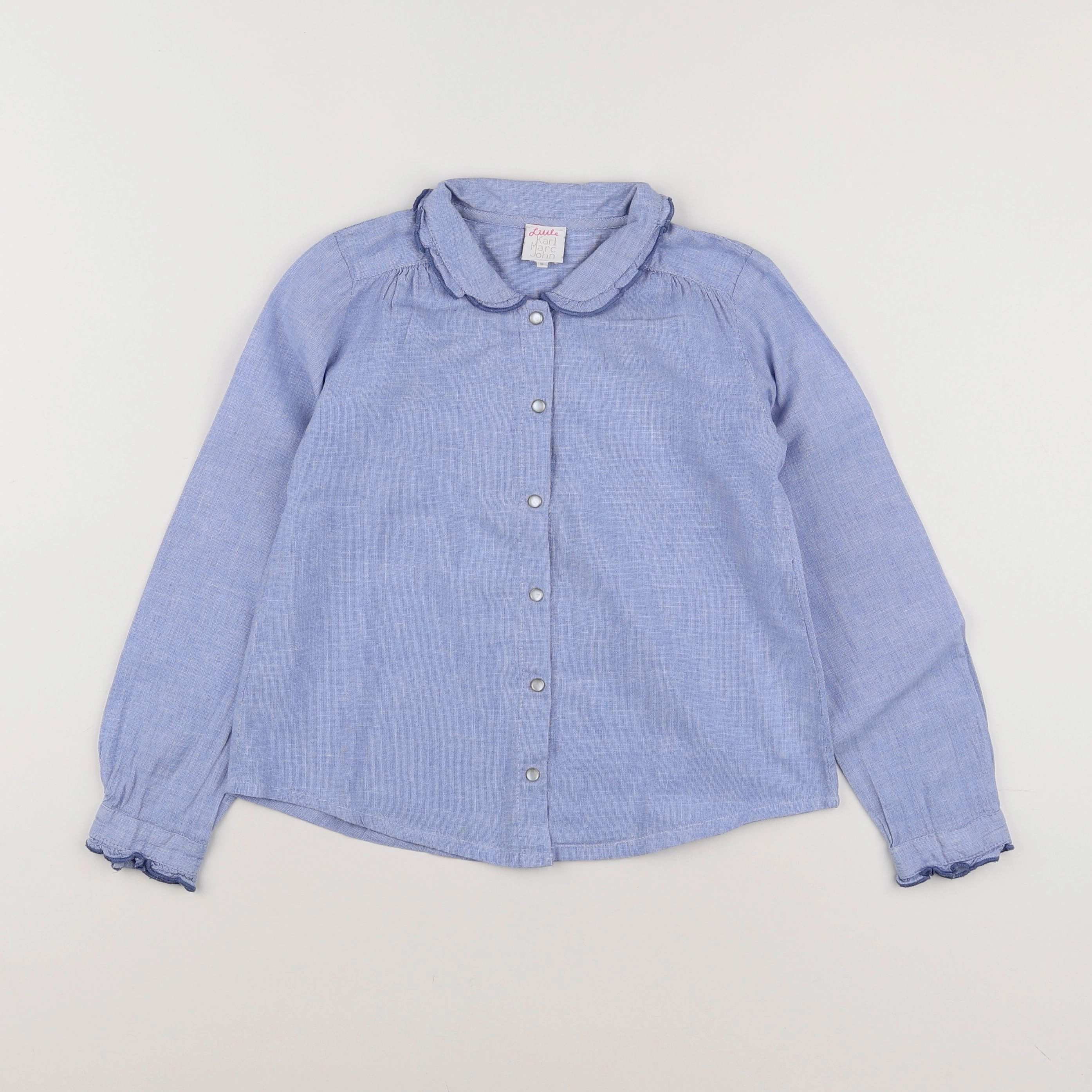 Little Karl Marc John - chemise bleu - 8 ans