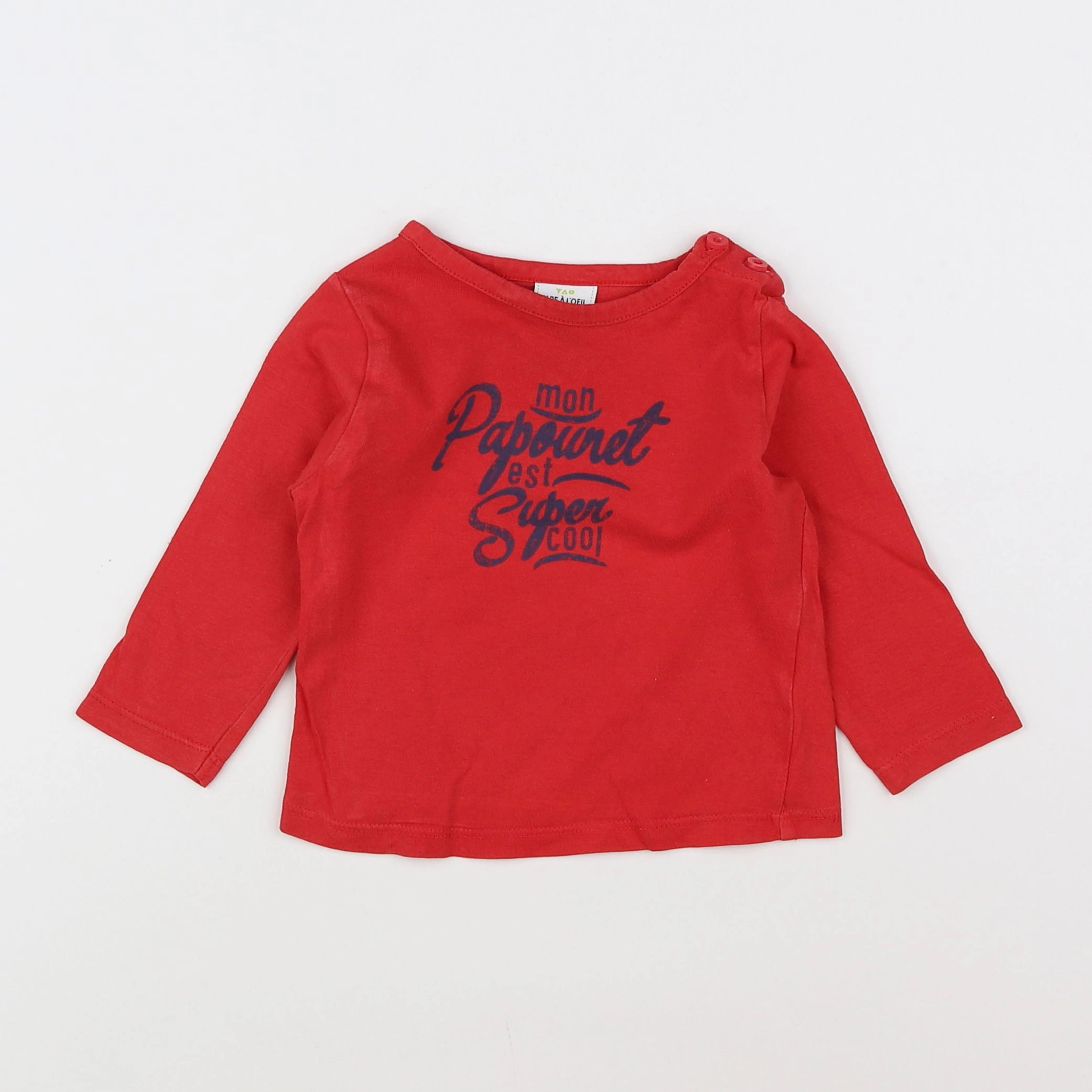 Tape à l'oeil - tee-shirt rouge - 9 mois