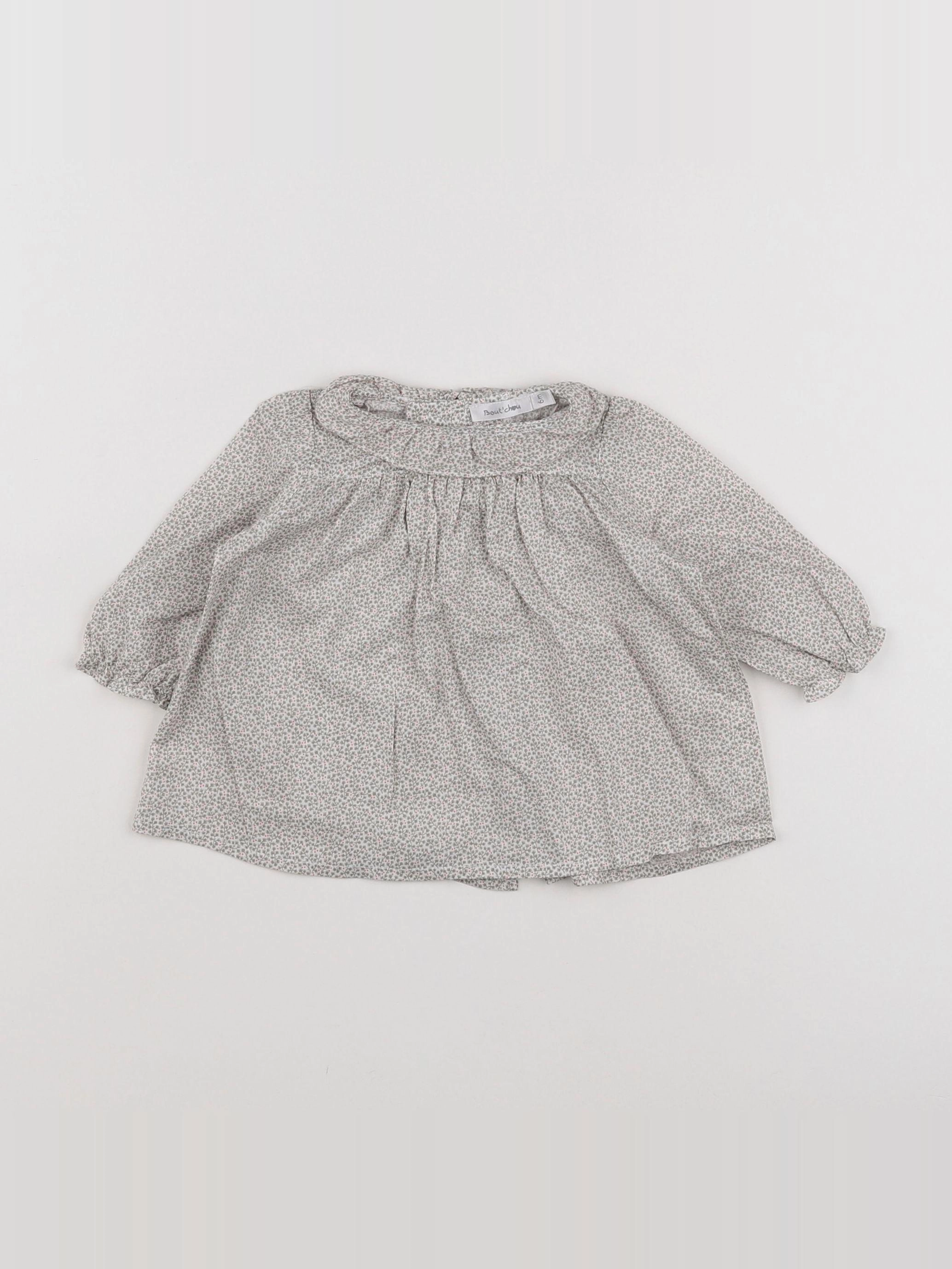 Boutchou - blouse multicolore - 6 mois