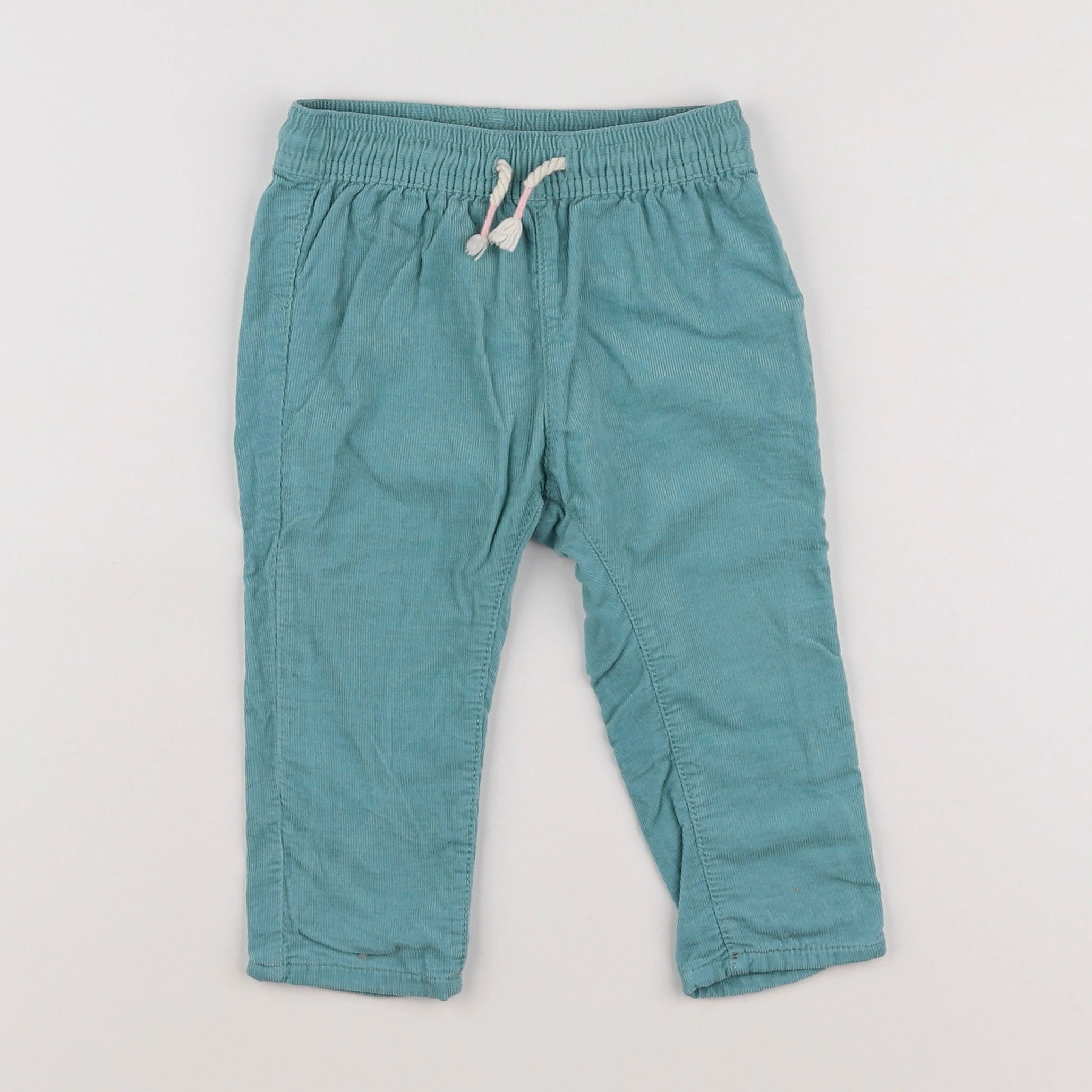 H&M - pantalon bleu - 6/9 mois