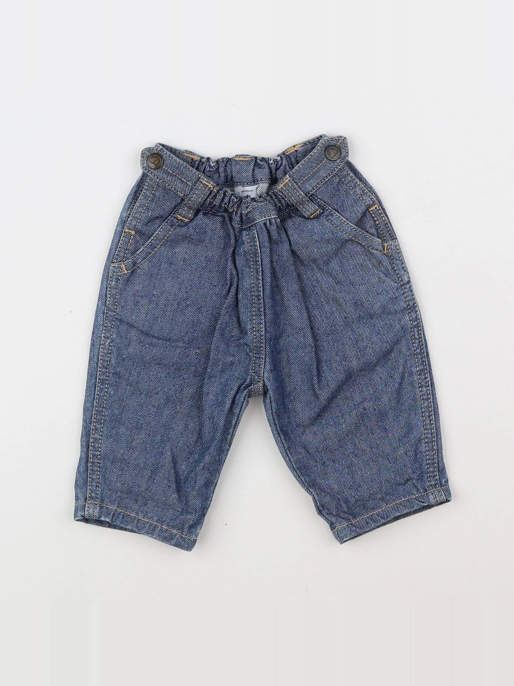 Petit Bateau - jean bleu - 3 mois