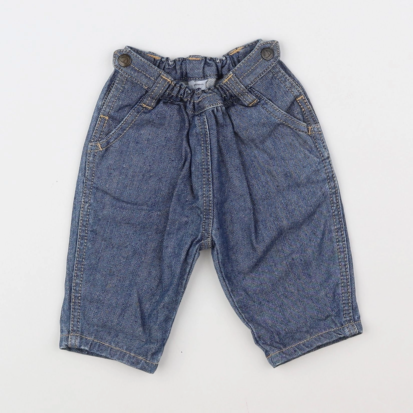 Petit Bateau - jean bleu - 3 mois