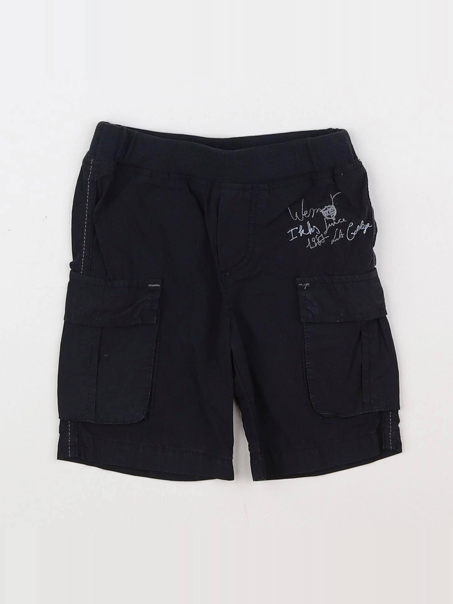 IKKS - short noir - 6 mois