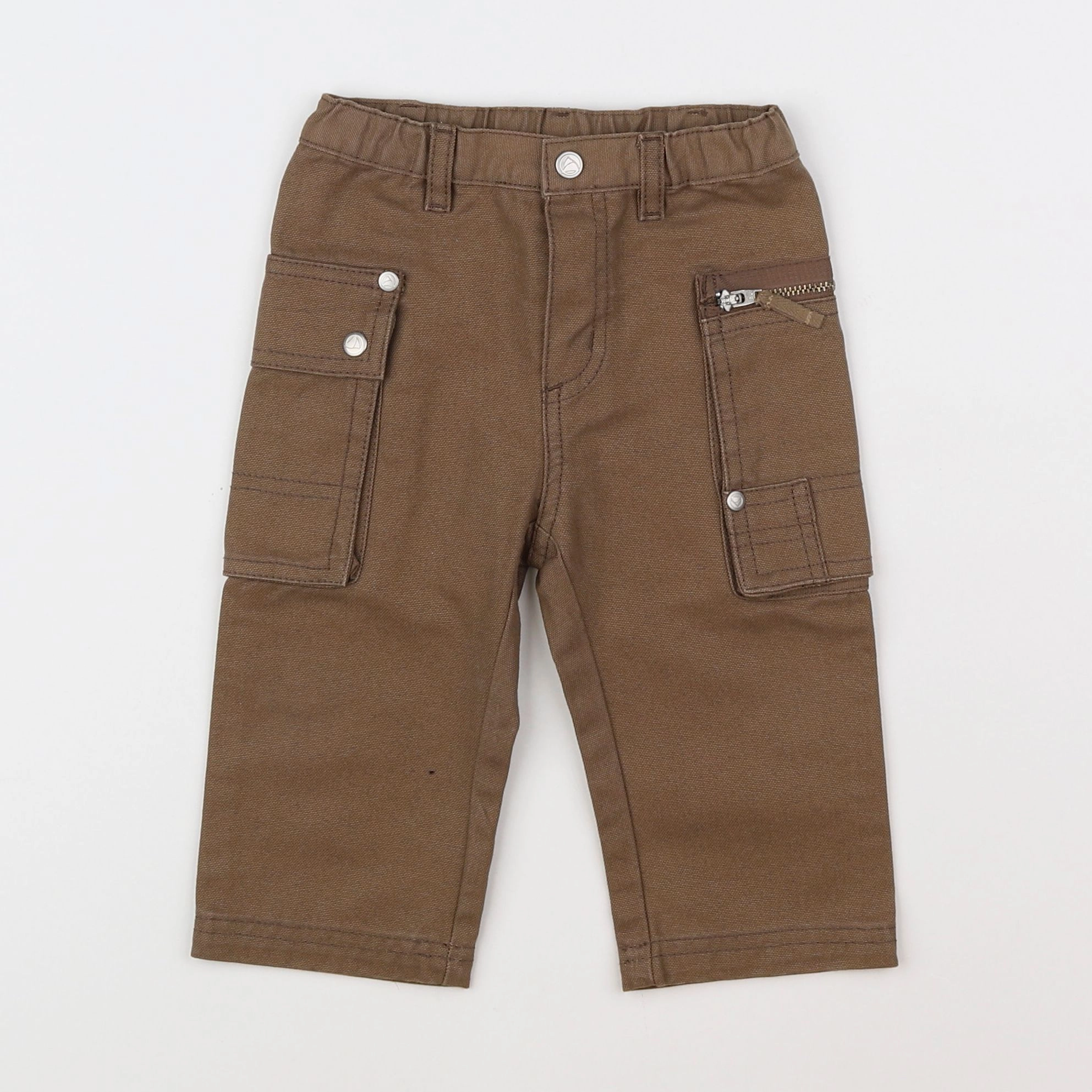 Petit Bateau - pantalon marron - 12 mois