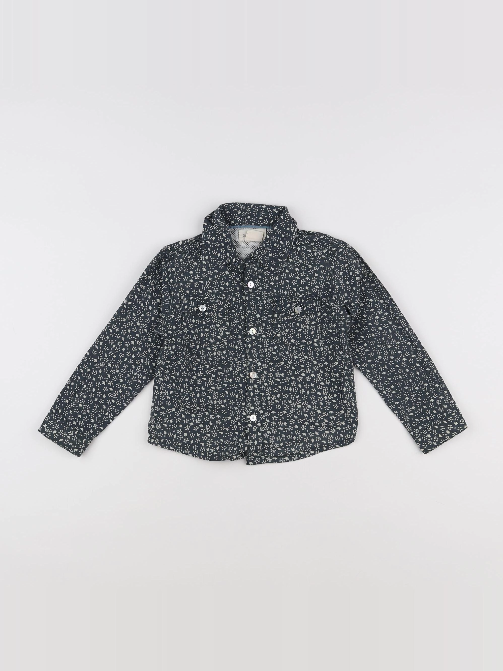 Arsène et les pipelettes - chemise gris - 3 ans