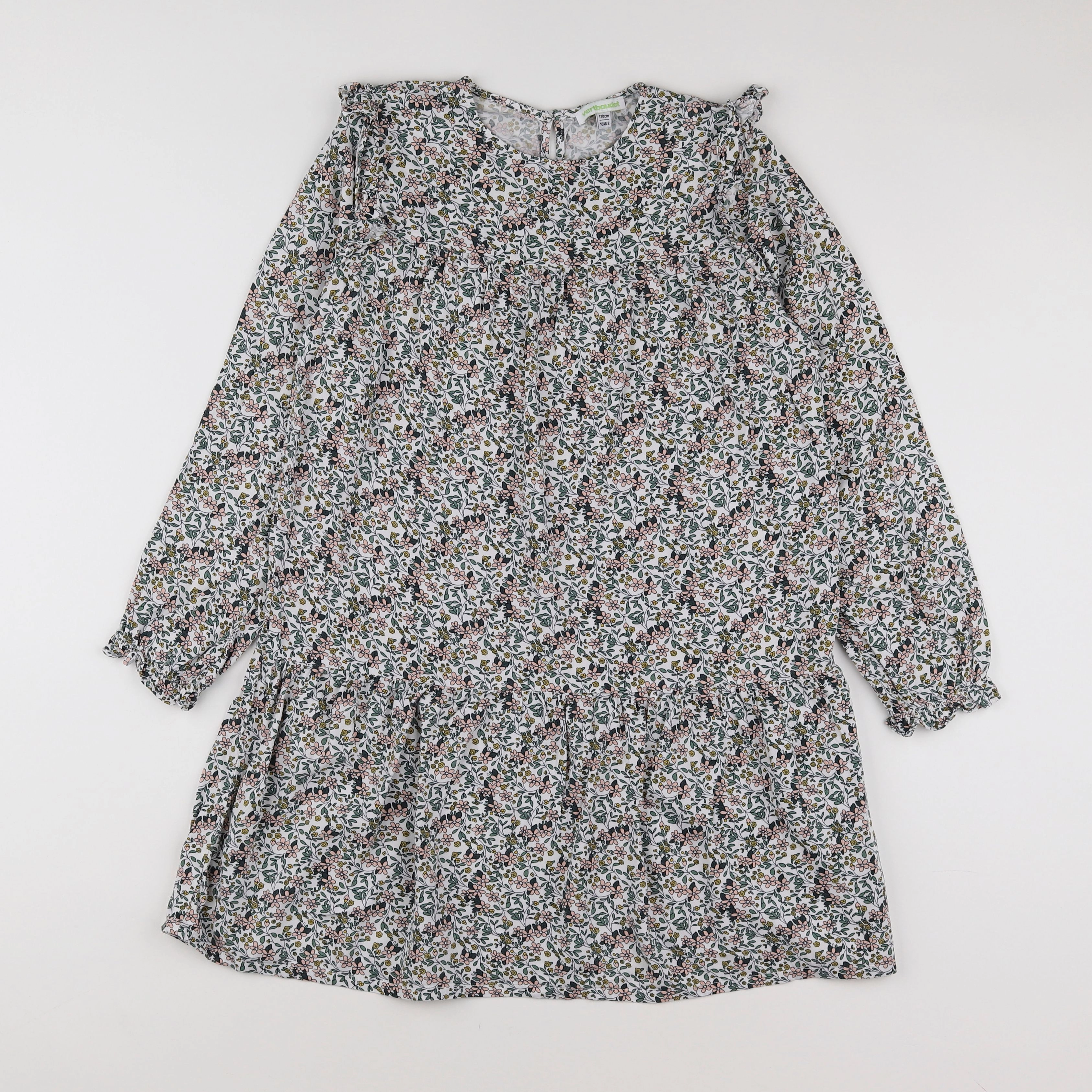 Vertbaudet - robe multicolore - 10 ans
