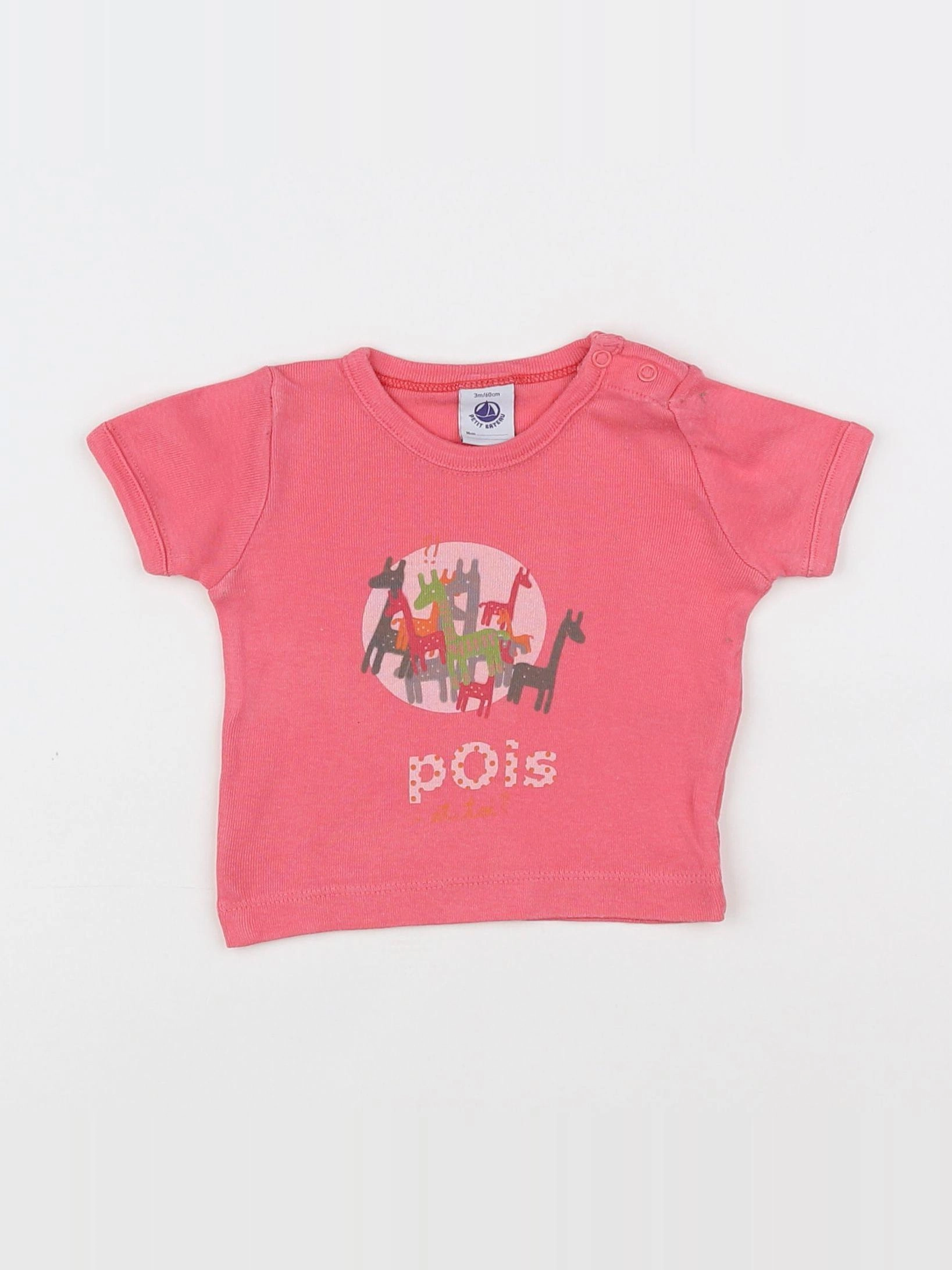 Petit Bateau - maillot de corps rose - 3 mois