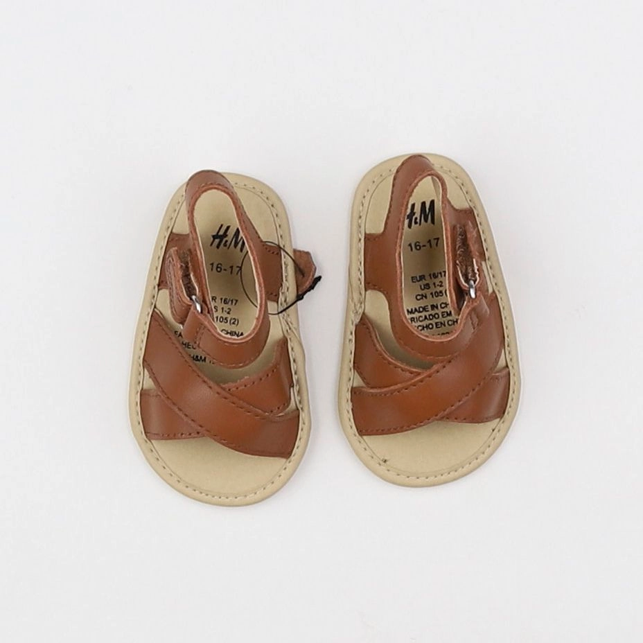 H&M - chaussons marron (état neuf) - pointure 16/17